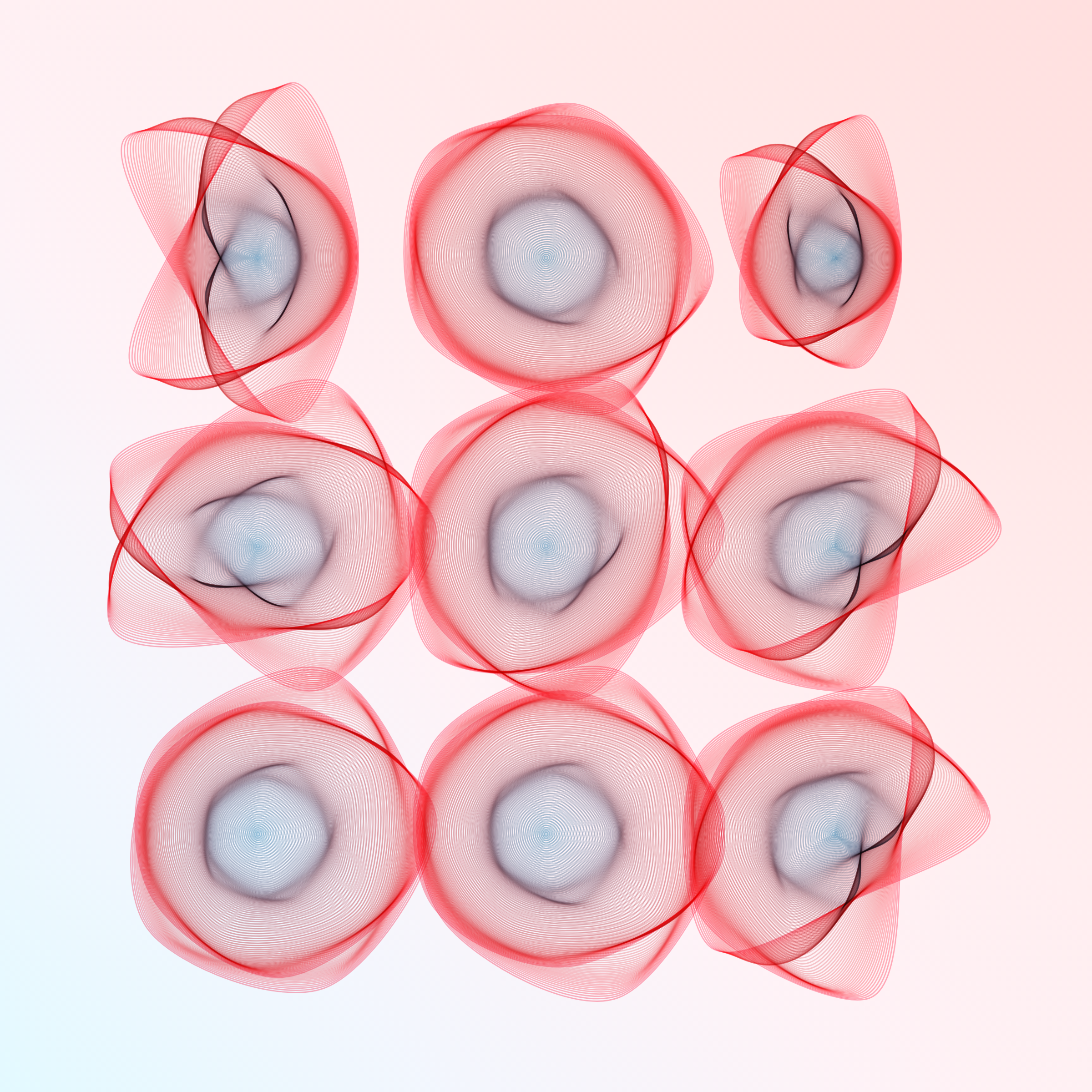 Art Blocks - Art Blocks v2 - Flowers #6136 - NFT # 116006136