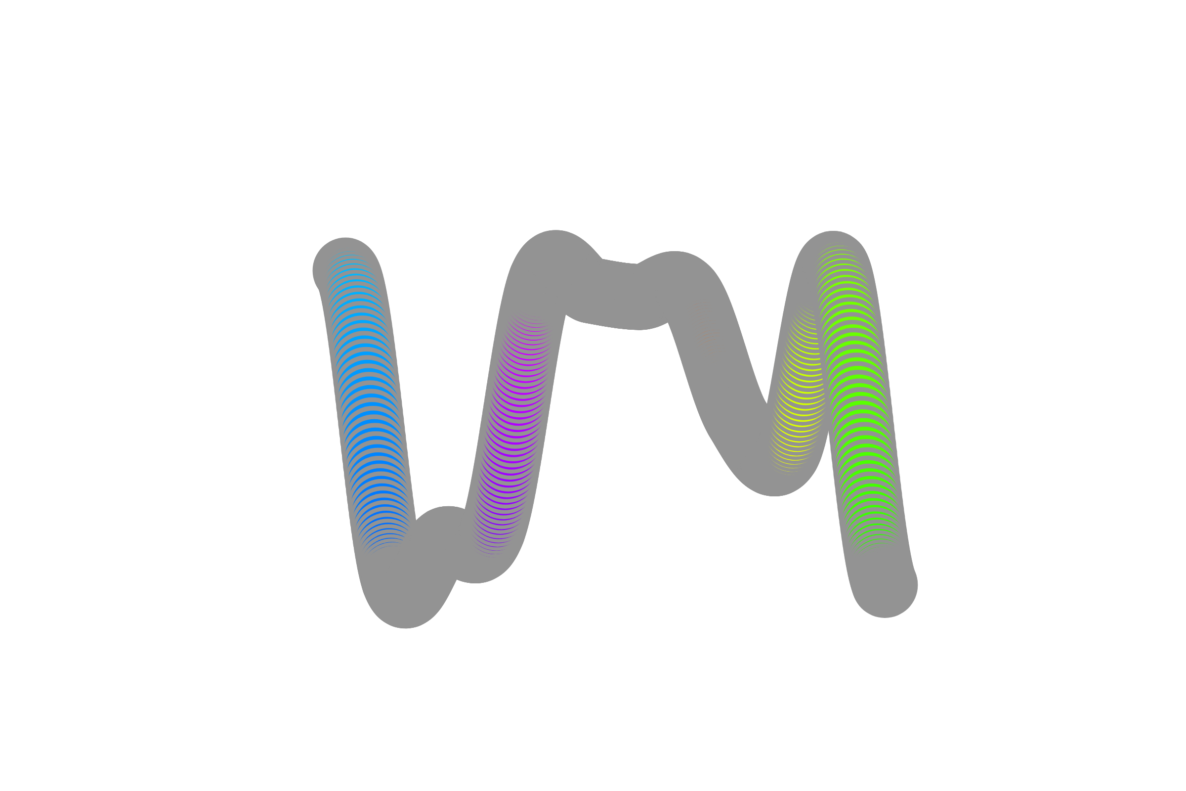 Art Blocks - Art Blocks v1 - Chromie Squiggle #117 - NFT # 117