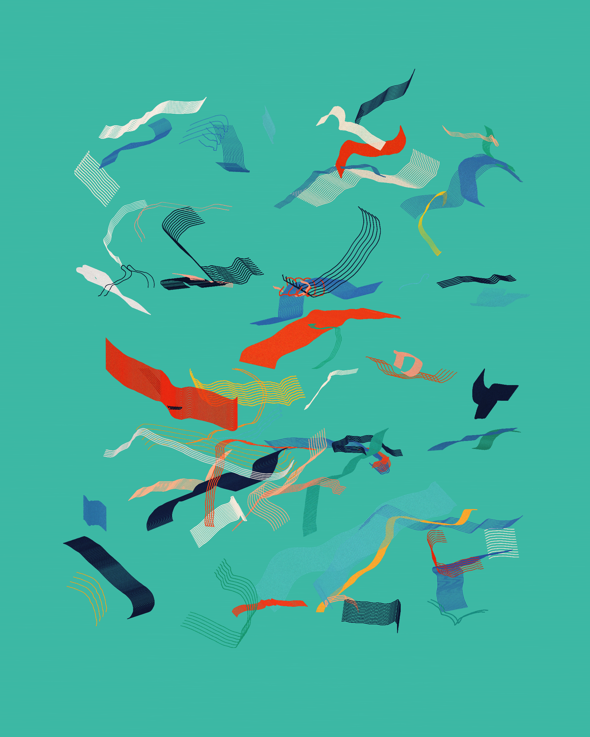 Art Blocks - Art Blocks v2 - Rinascita #122 - NFT # 121000122