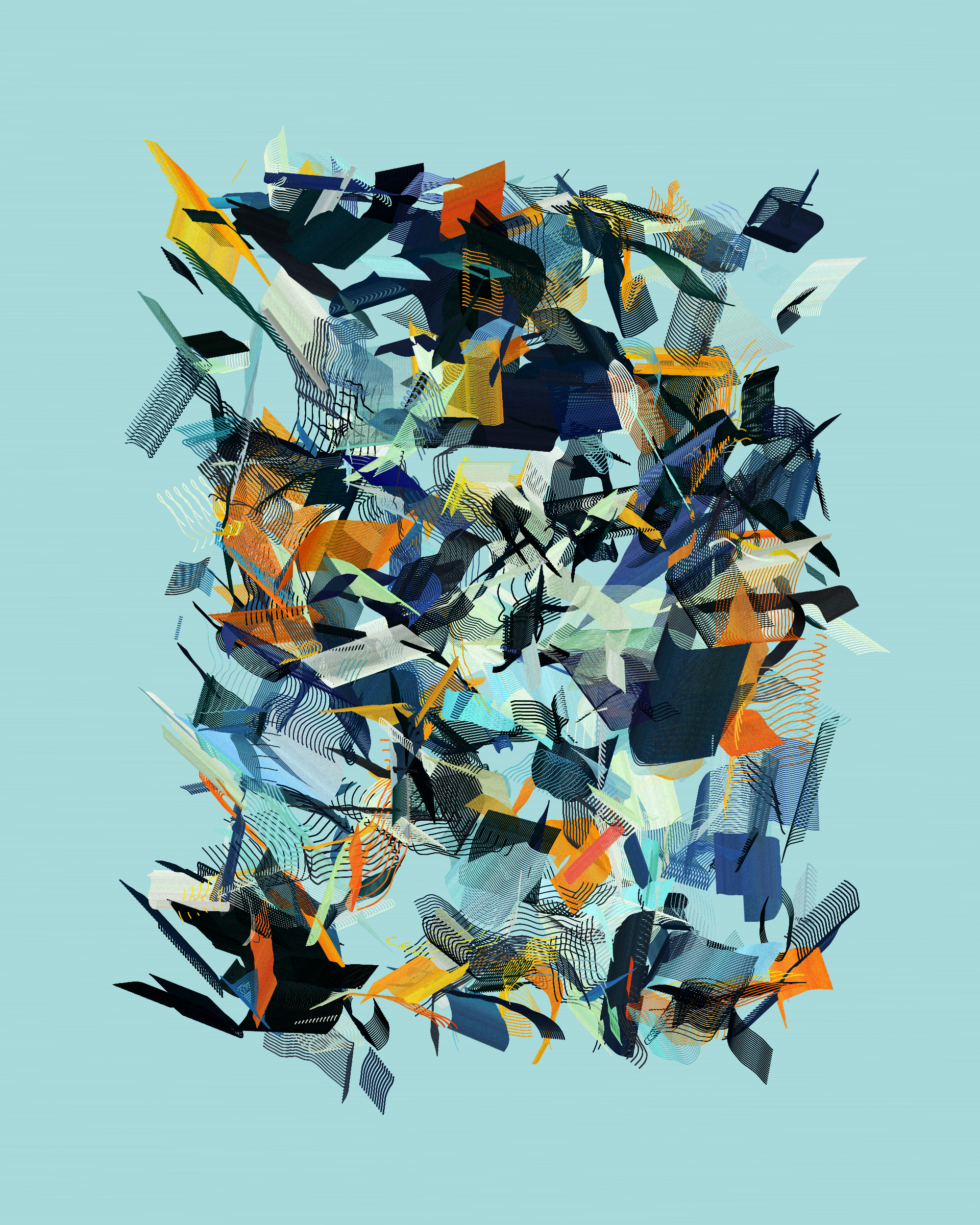 Art Blocks - Art Blocks v2 - Rinascita #128 - NFT # 121000128