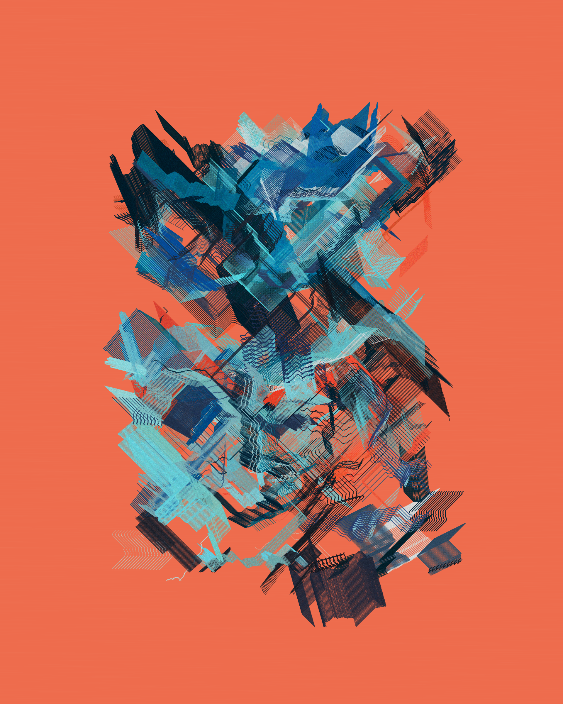 Art Blocks - Art Blocks v2 - Rinascita #129 - NFT # 121000129