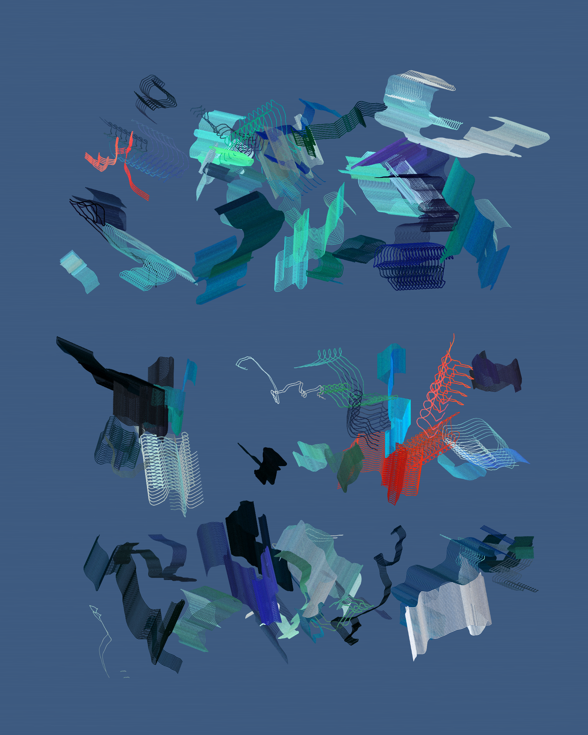 Art Blocks - Art Blocks v2 - Rinascita #187 - NFT # 121000187