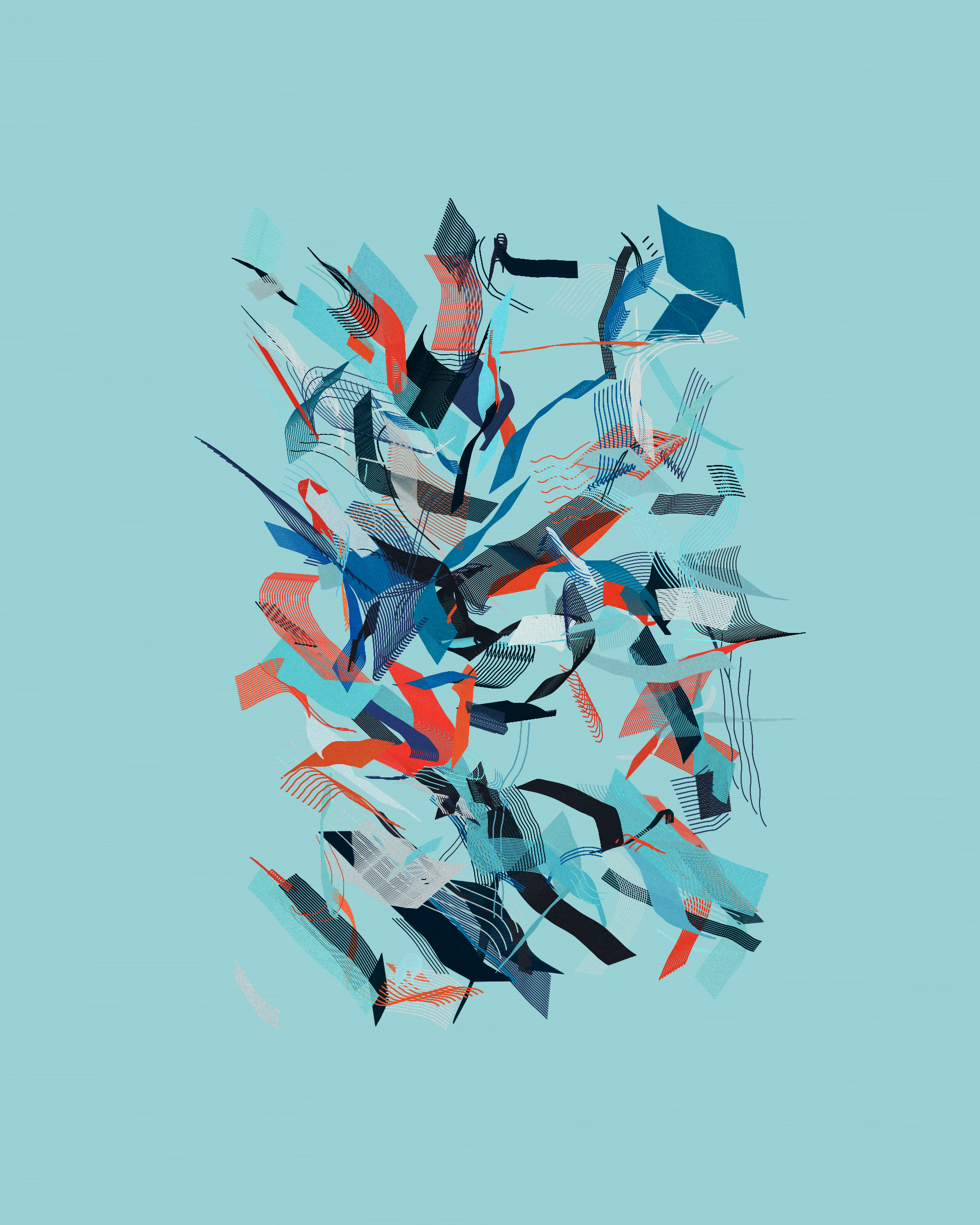 Art Blocks - Art Blocks v2 - Rinascita #243 - NFT # 121000243