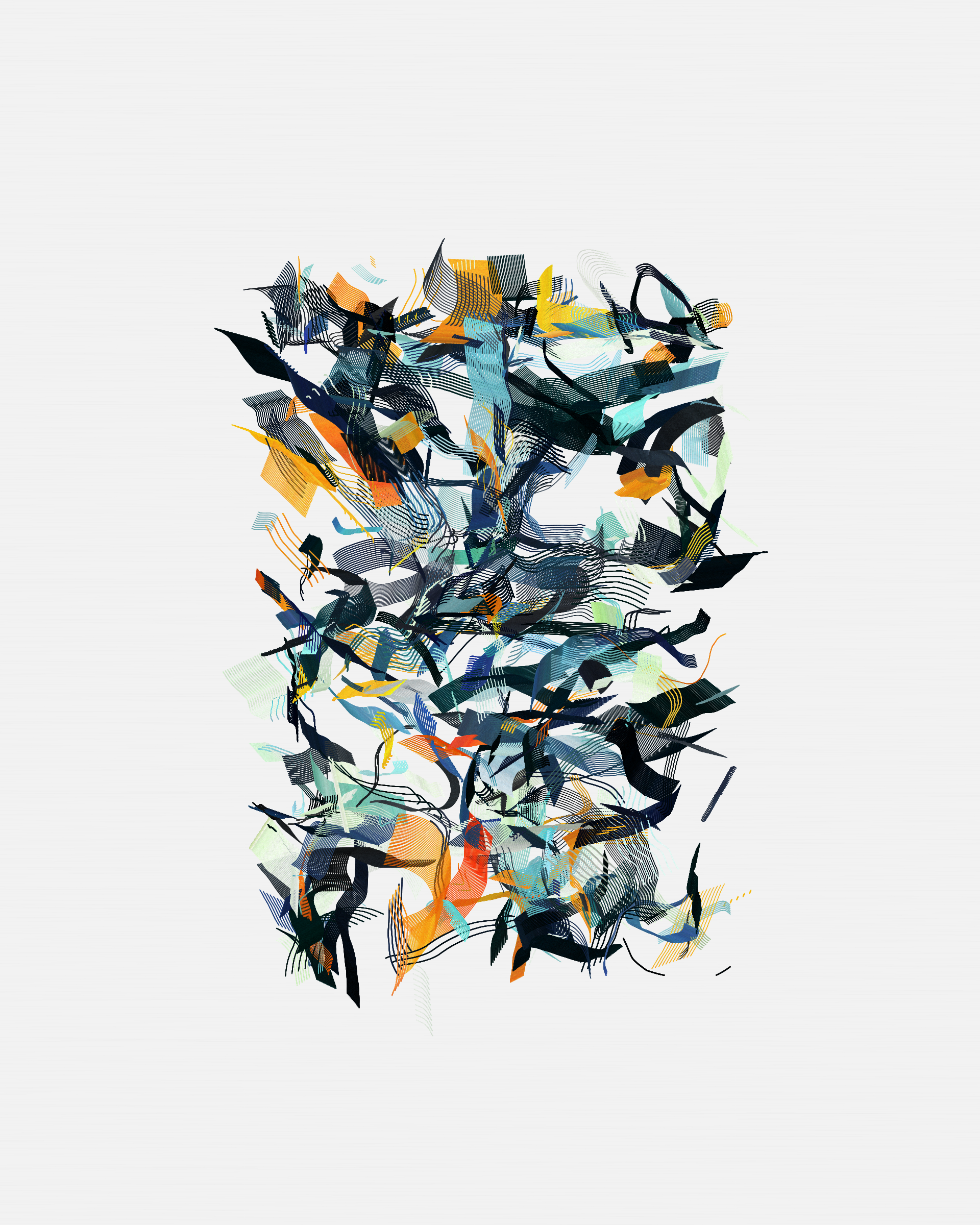 Art Blocks - Art Blocks v2 - Rinascita #302 - NFT # 121000302