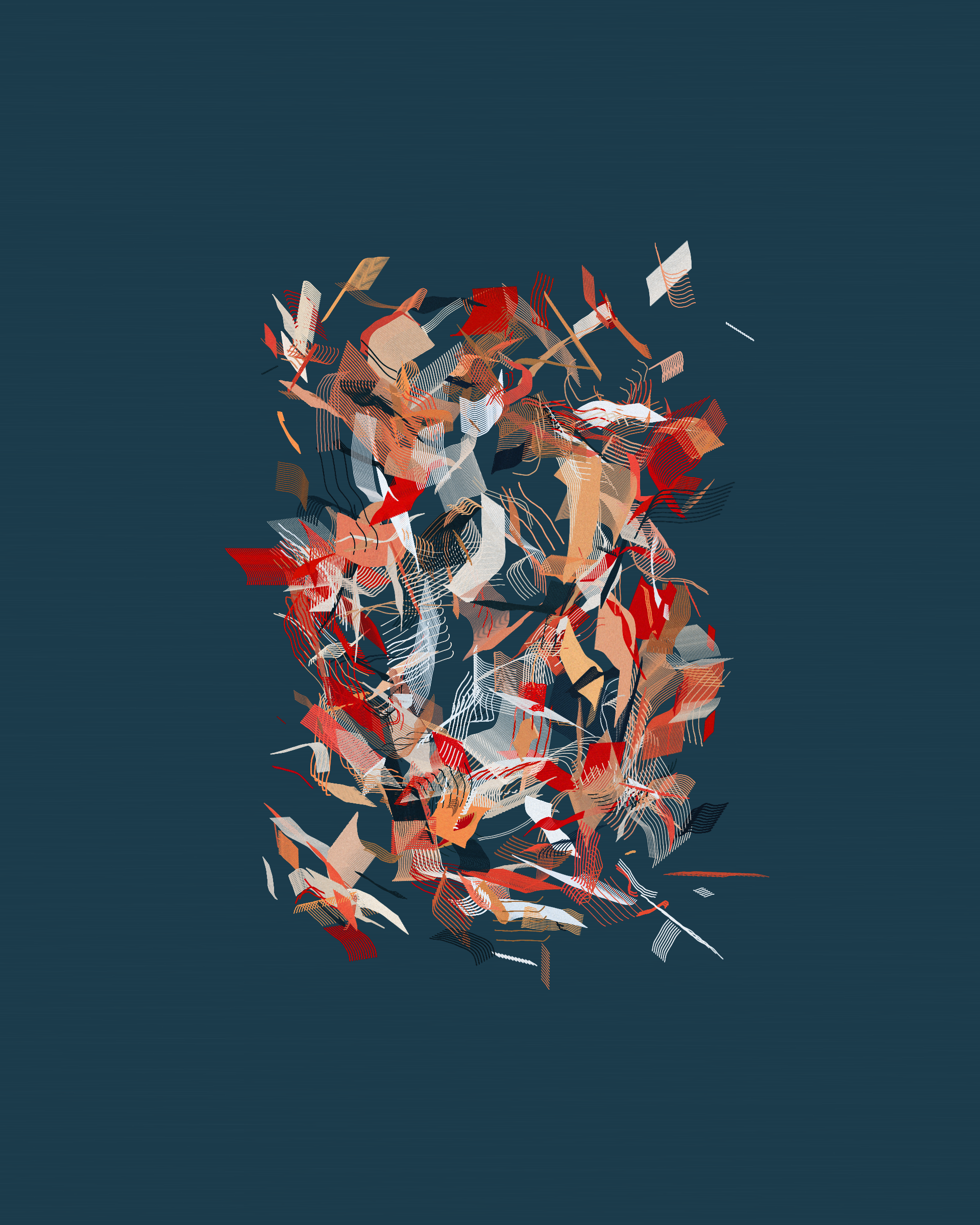 Art Blocks - Art Blocks v2 - Rinascita #383 - NFT # 121000383