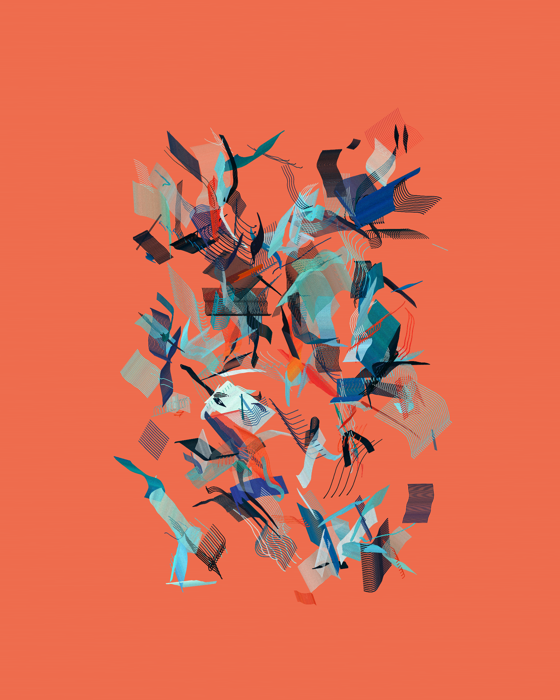 Art Blocks - Art Blocks v2 - Rinascita #409 - NFT # 121000409