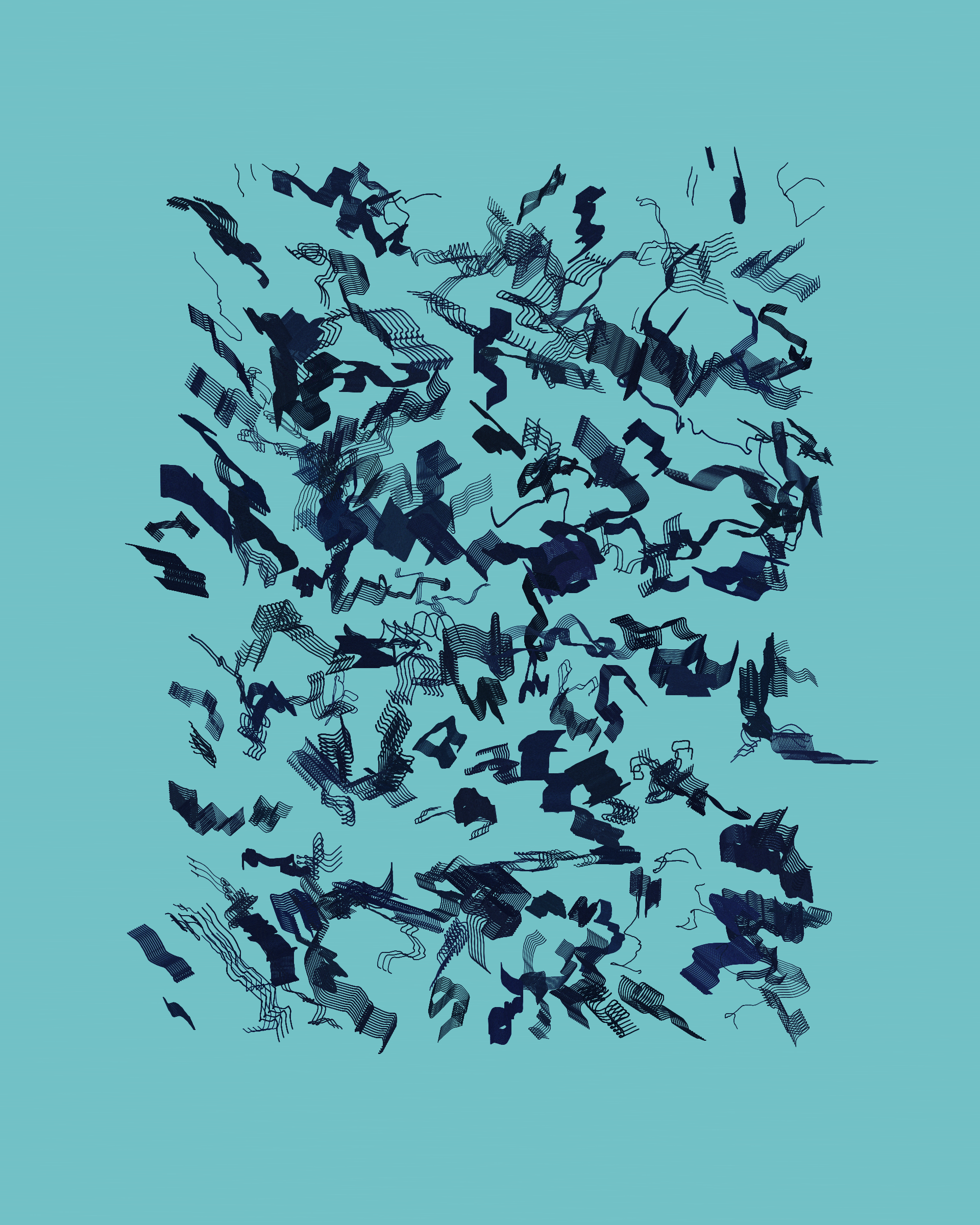 Art Blocks - Art Blocks v2 - Rinascita #418 - NFT # 121000418