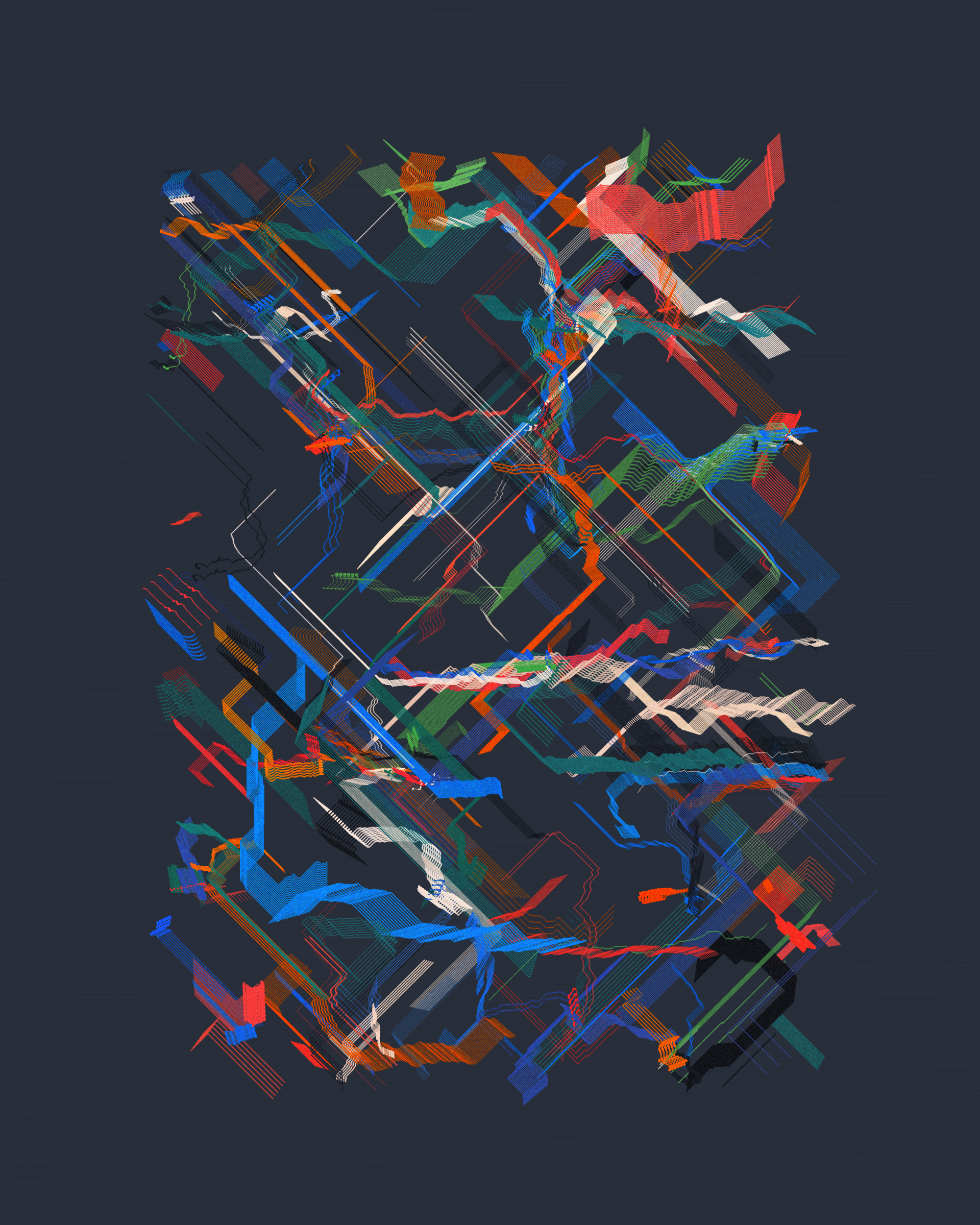 Art Blocks - Art Blocks v2 - Rinascita #425 - NFT # 121000425