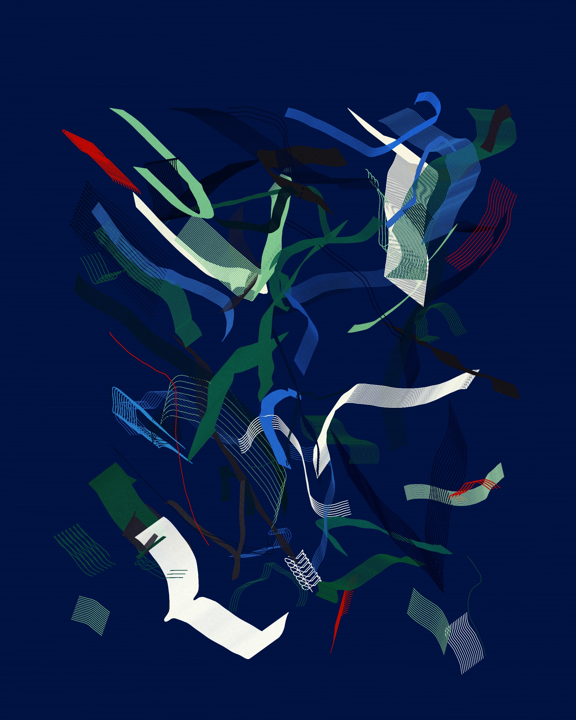 Art Blocks - Art Blocks v2 - Rinascita #445 - NFT # 121000445