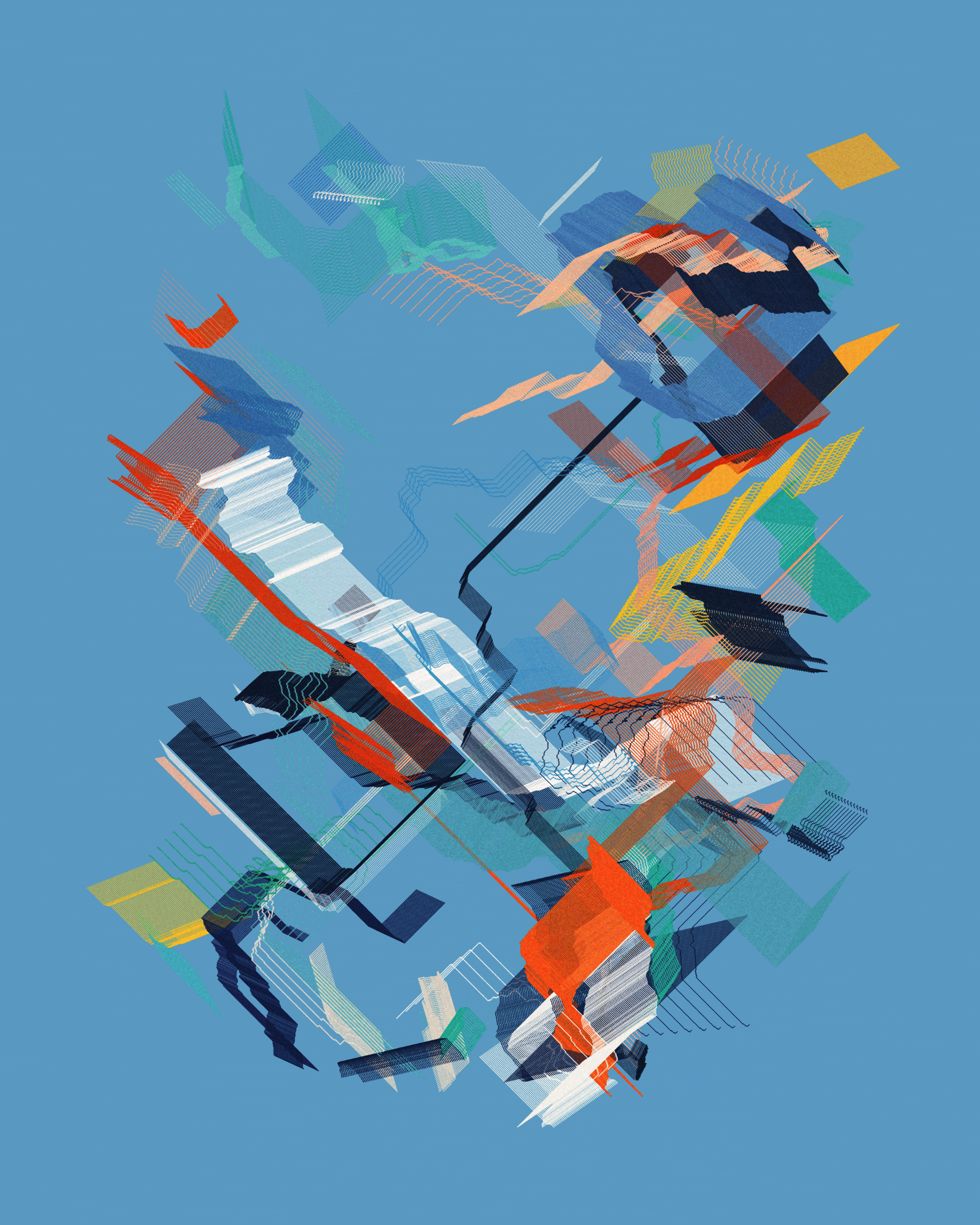 Art Blocks - Art Blocks v2 - Rinascita #544 - NFT # 121000544