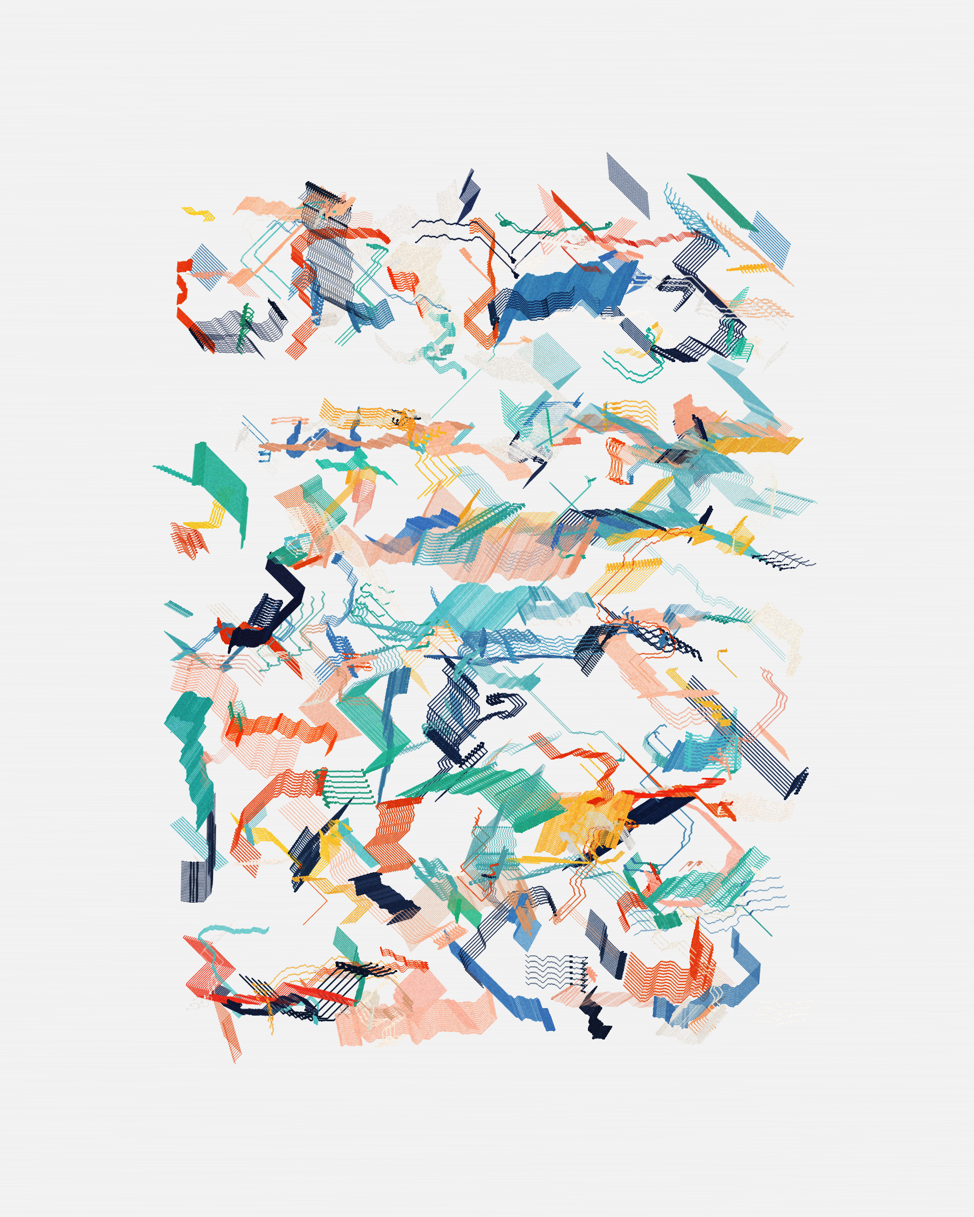 Art Blocks - Art Blocks v2 - Rinascita #554 - NFT # 121000554