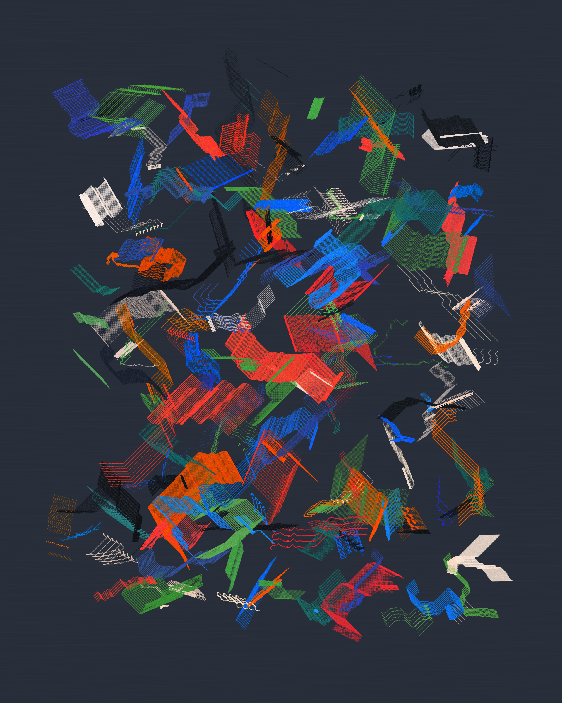 Art Blocks - Art Blocks v2 - Rinascita #627 - NFT # 121000627