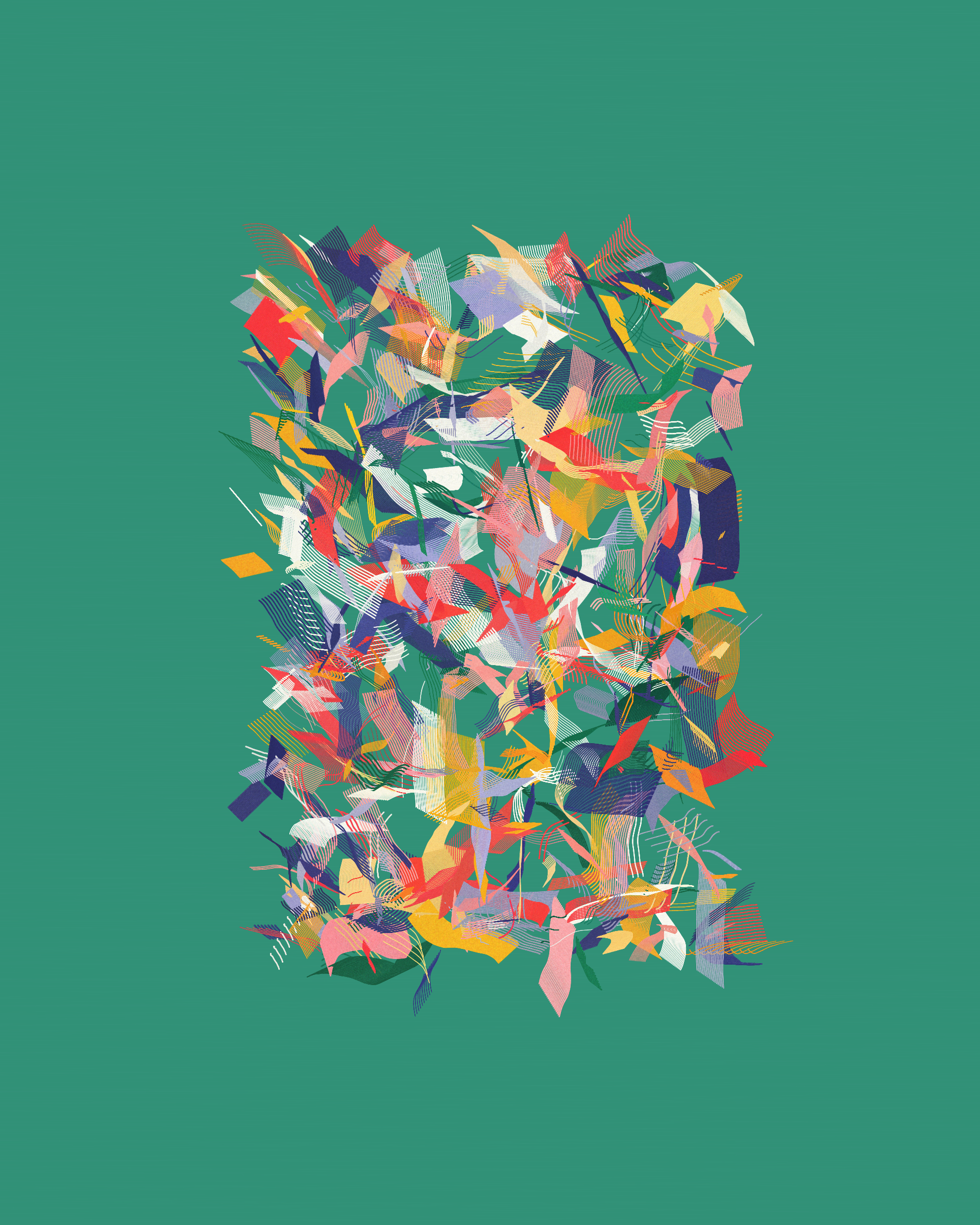 Art Blocks - Art Blocks v2 - Rinascita #637 - NFT # 121000637