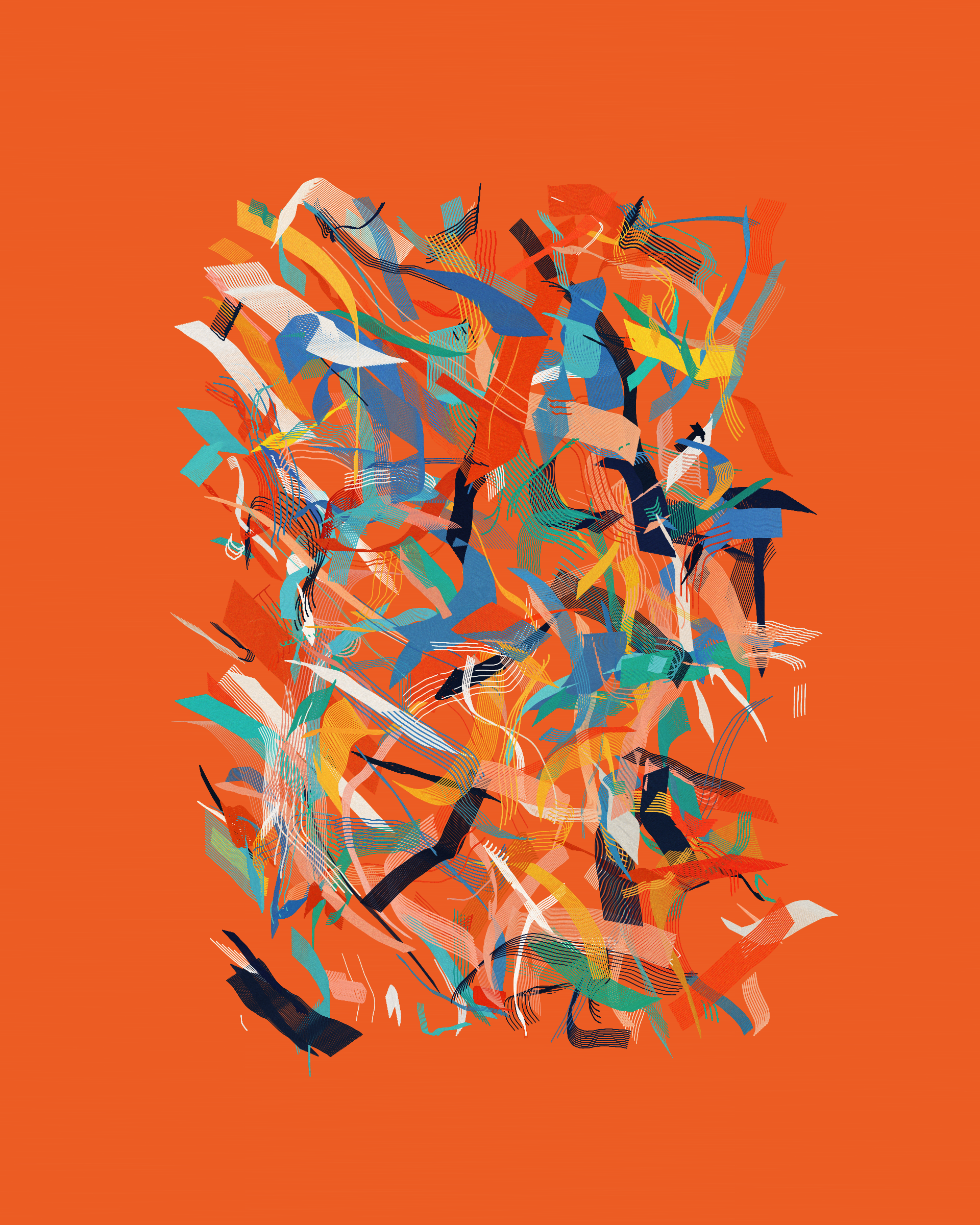 Art Blocks - Art Blocks v2 - Rinascita #705 - NFT # 121000705