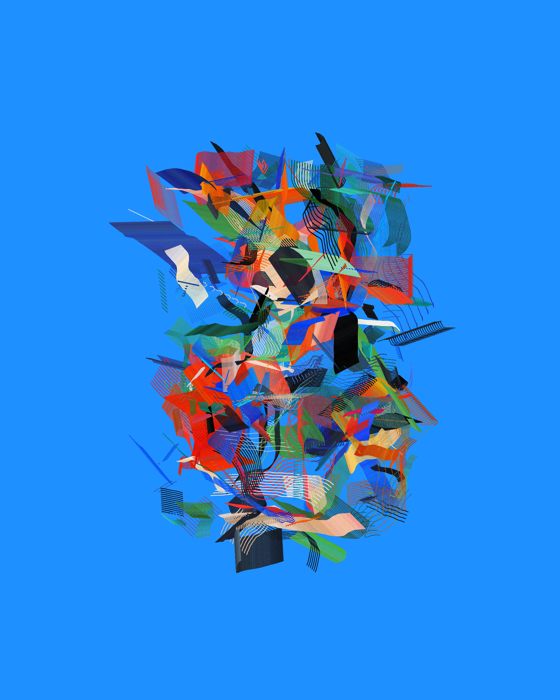 Art Blocks - Art Blocks v2 - Rinascita #715 - NFT # 121000715