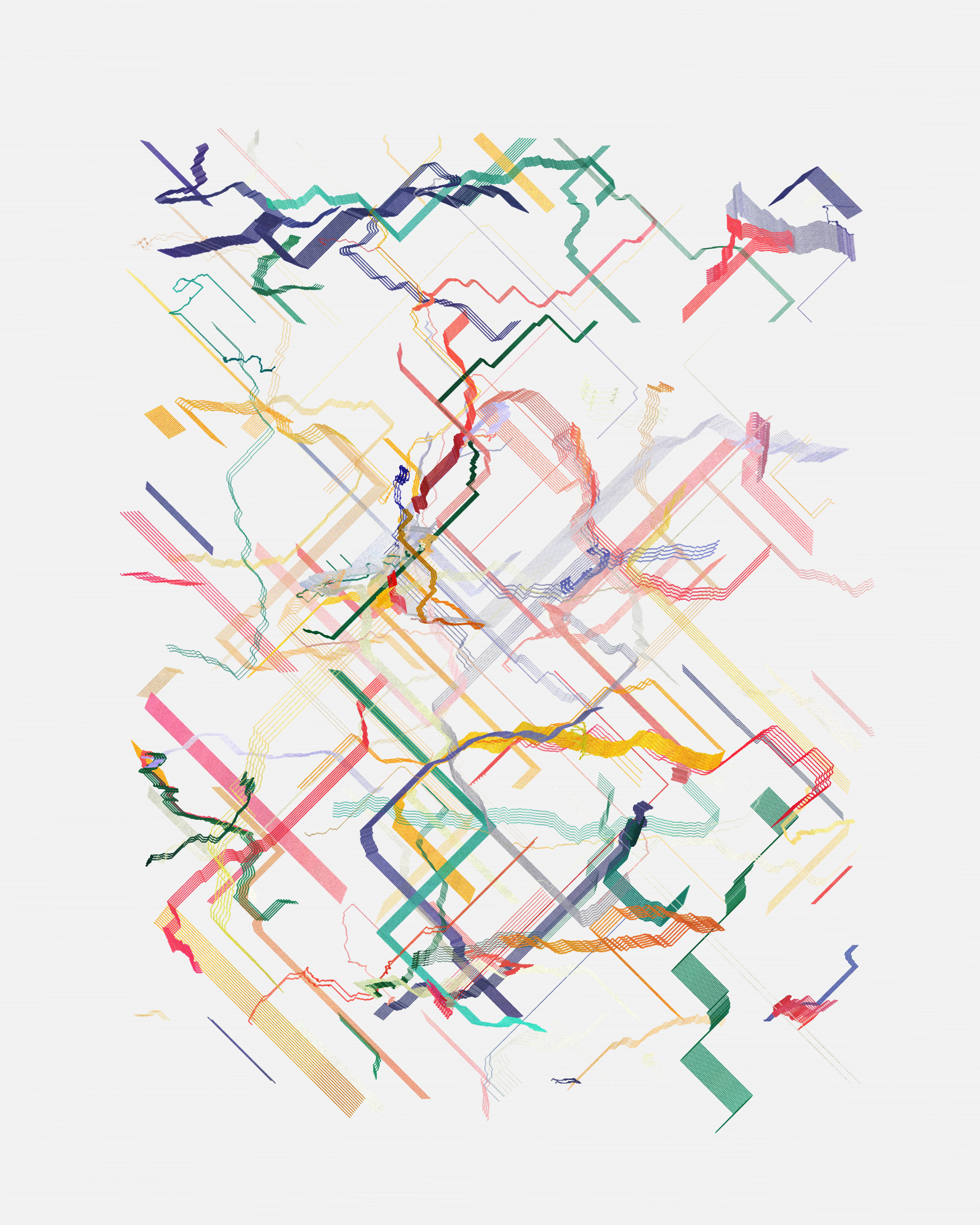 Art Blocks - Art Blocks v2 - Rinascita #848 - NFT # 121000848