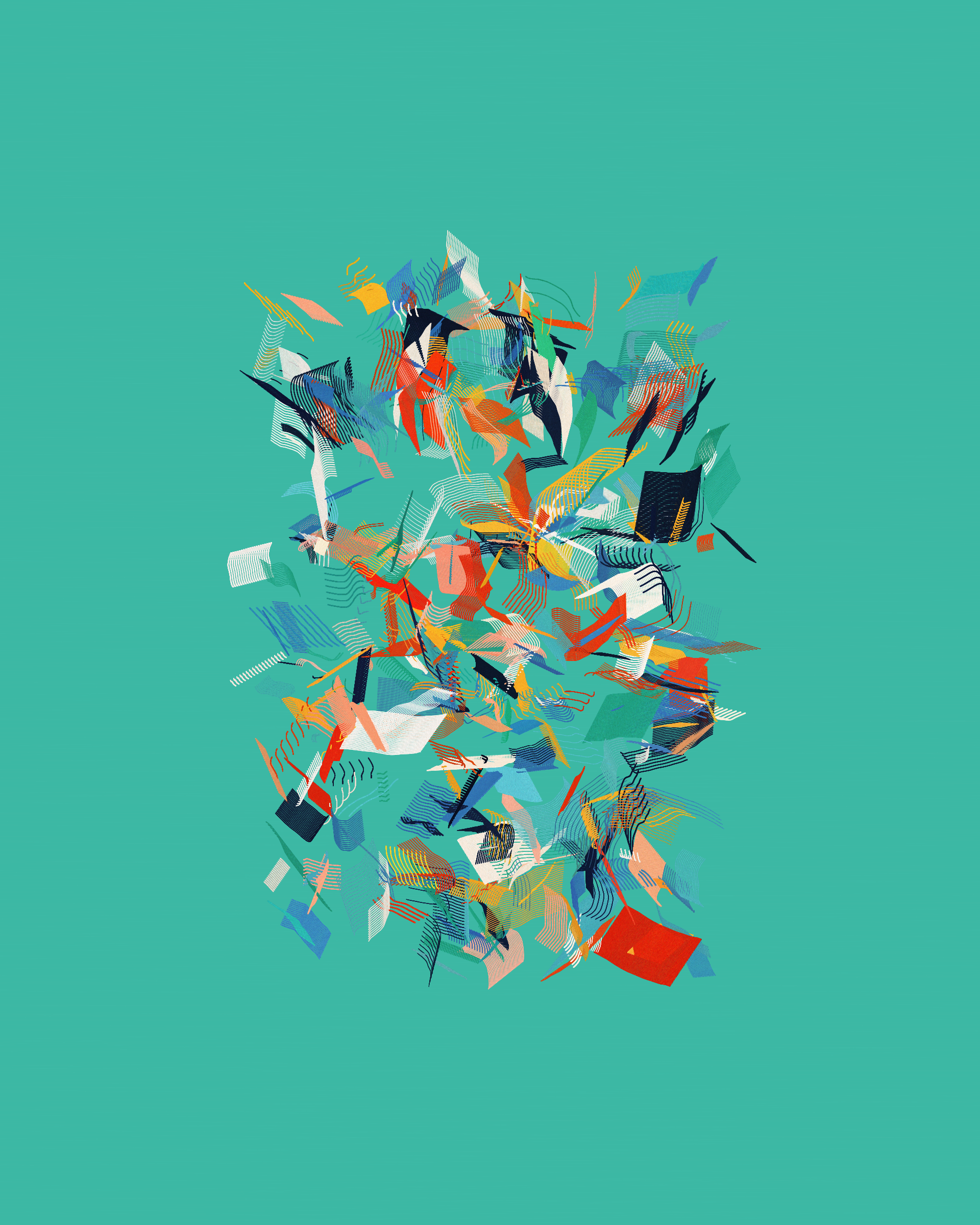 Art Blocks - Art Blocks v2 - Rinascita #910 - NFT # 121000910