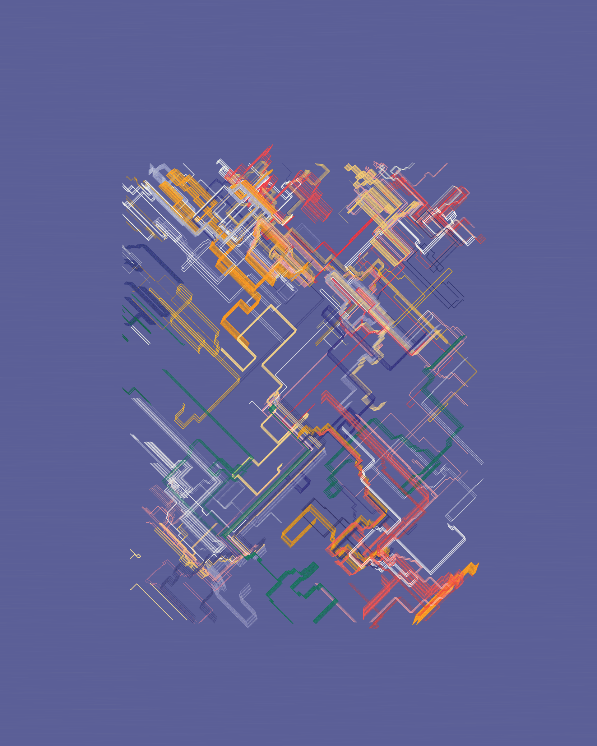 Art Blocks - Art Blocks v2 - Rinascita #961 - NFT # 121000961