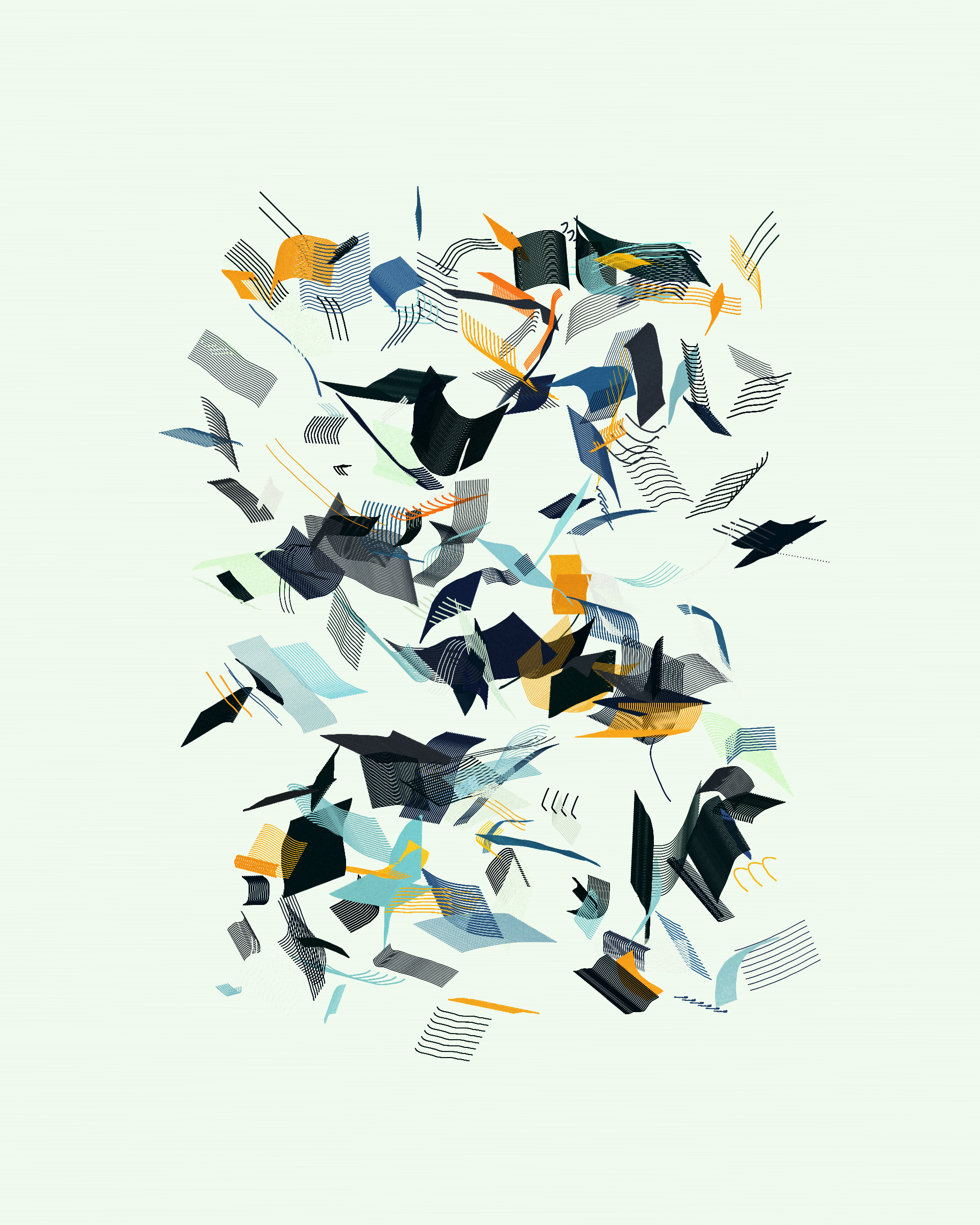 Art Blocks - Art Blocks v2 - Rinascita #973 - NFT # 121000973