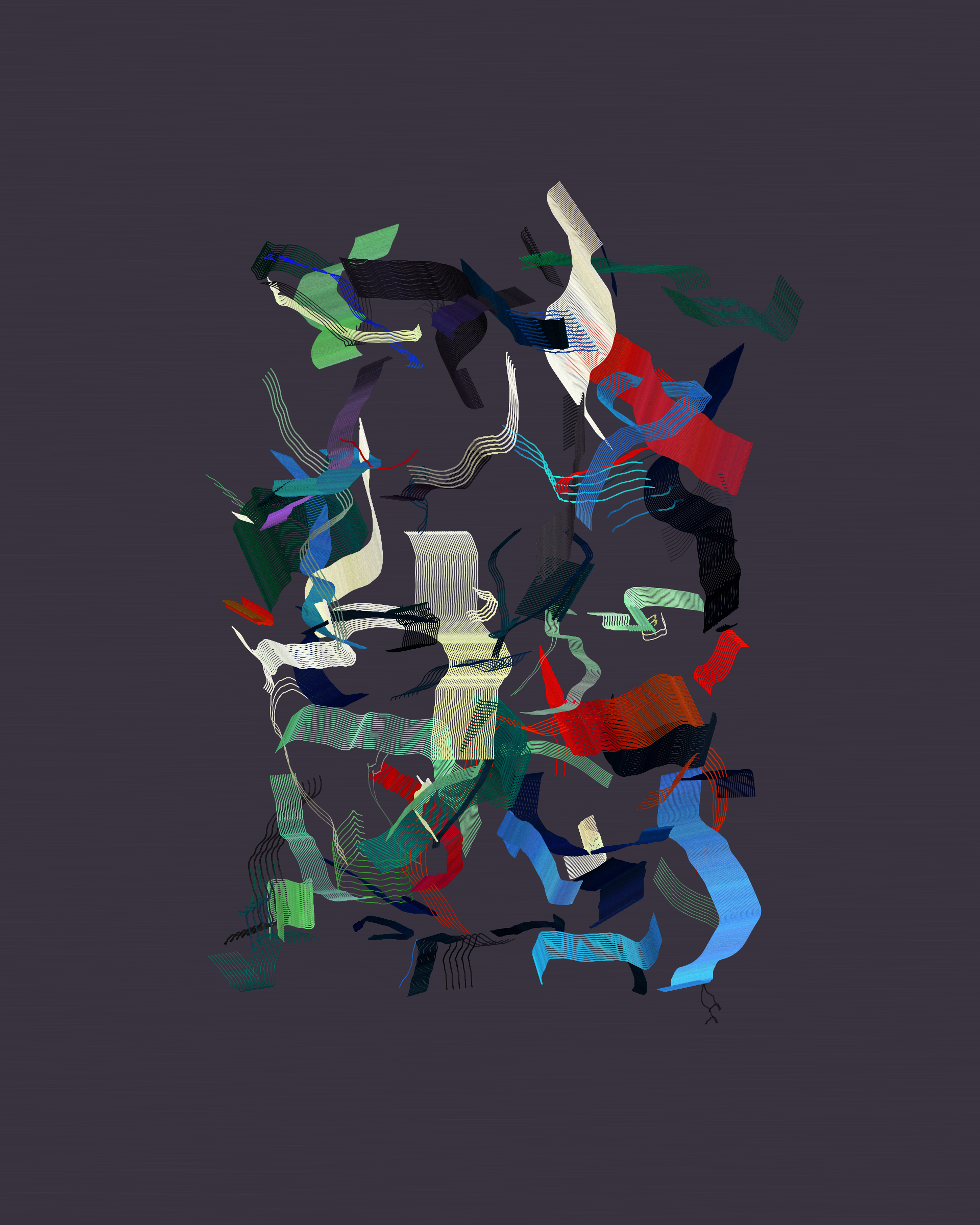 Art Blocks - Art Blocks v2 - Rinascita #989 - NFT # 121000989