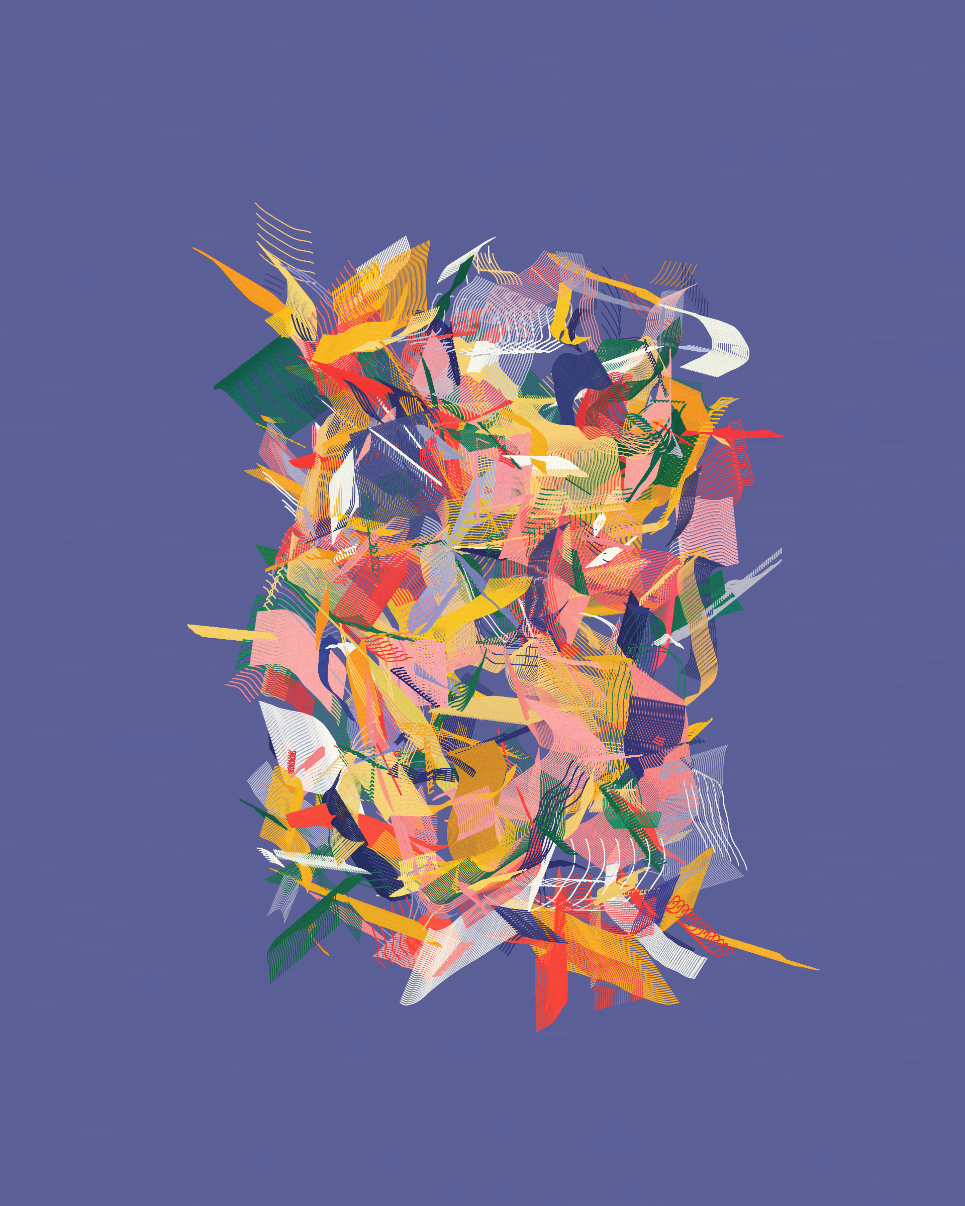 Art Blocks - Art Blocks v2 - Rinascita #1077 - NFT # 121001077