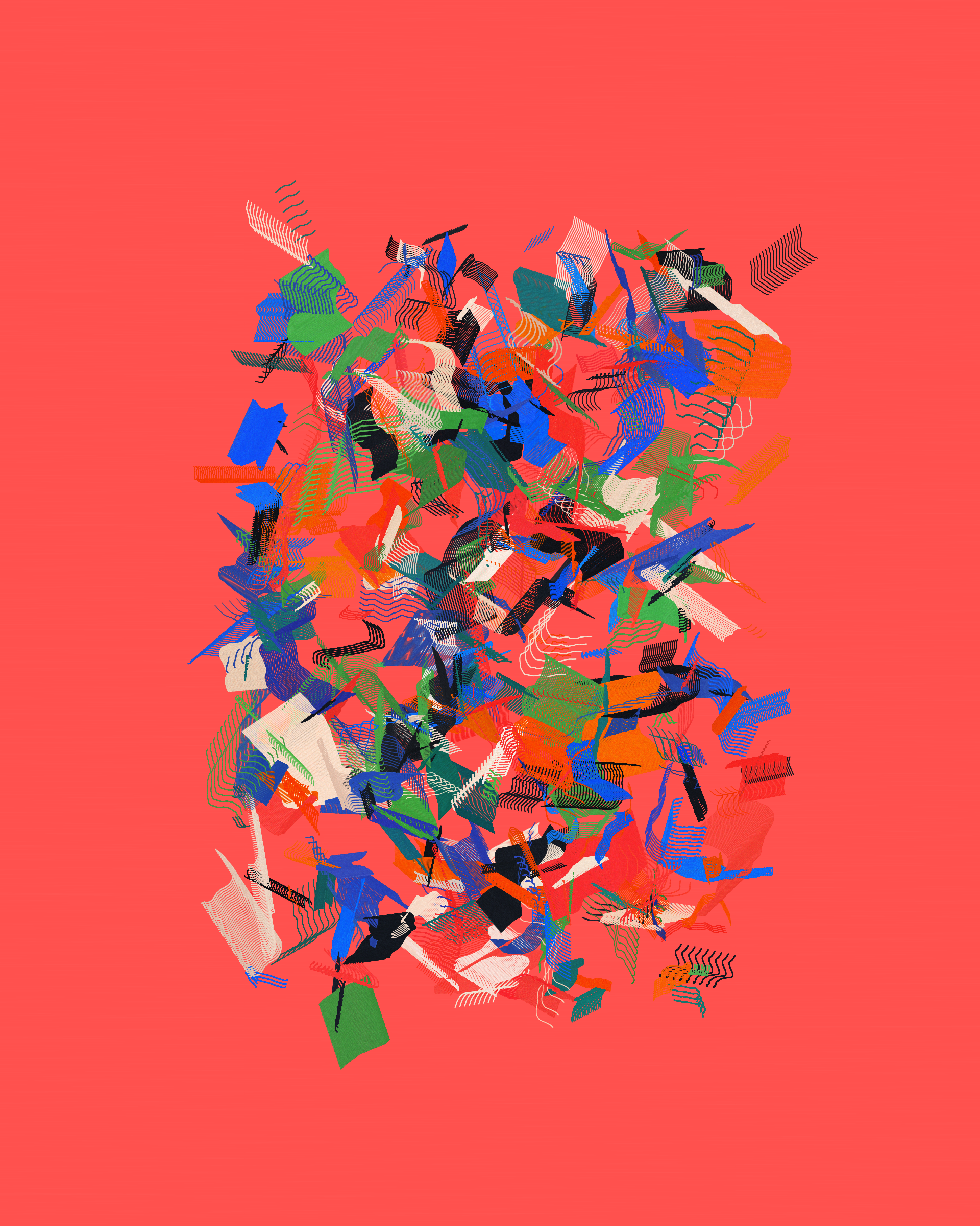 Art Blocks - Art Blocks v2 - Rinascita #1091 - NFT # 121001091