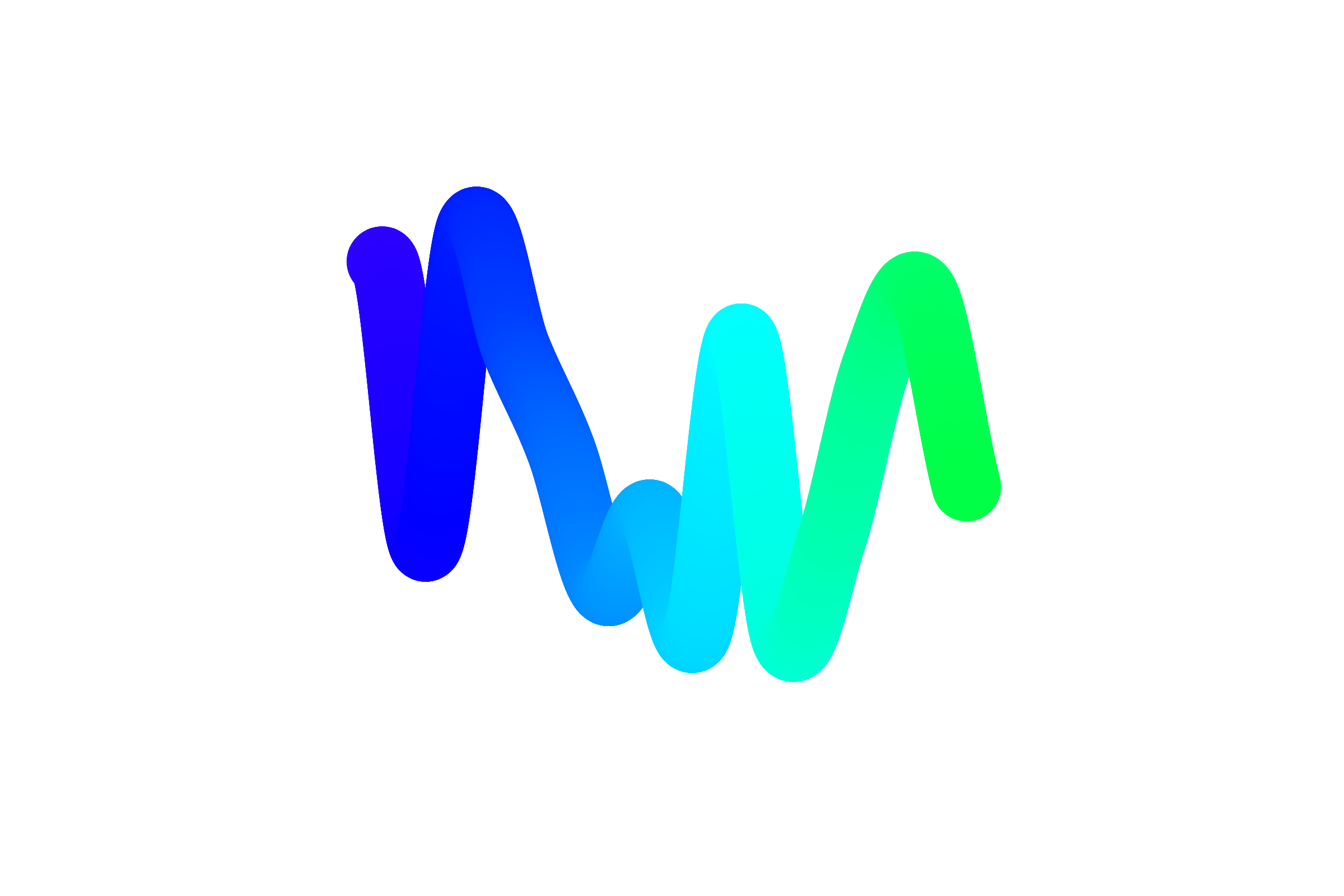 Art Blocks - Art Blocks v1 - Chromie Squiggle #124 - NFT # 124