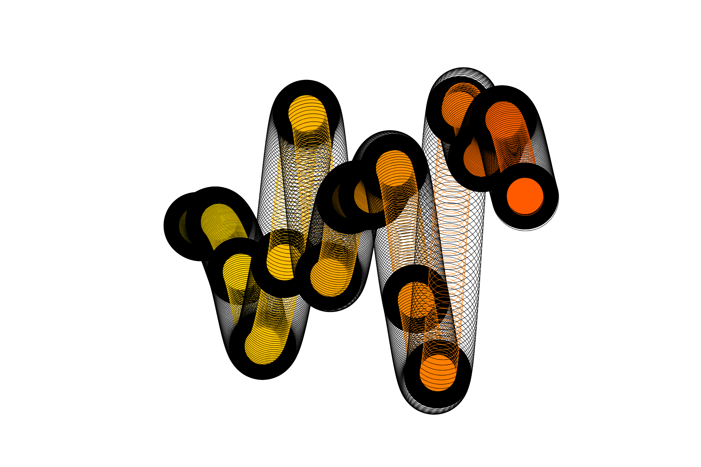 Art Blocks - Art Blocks v1 - Chromie Squiggle #125 - NFT # 125