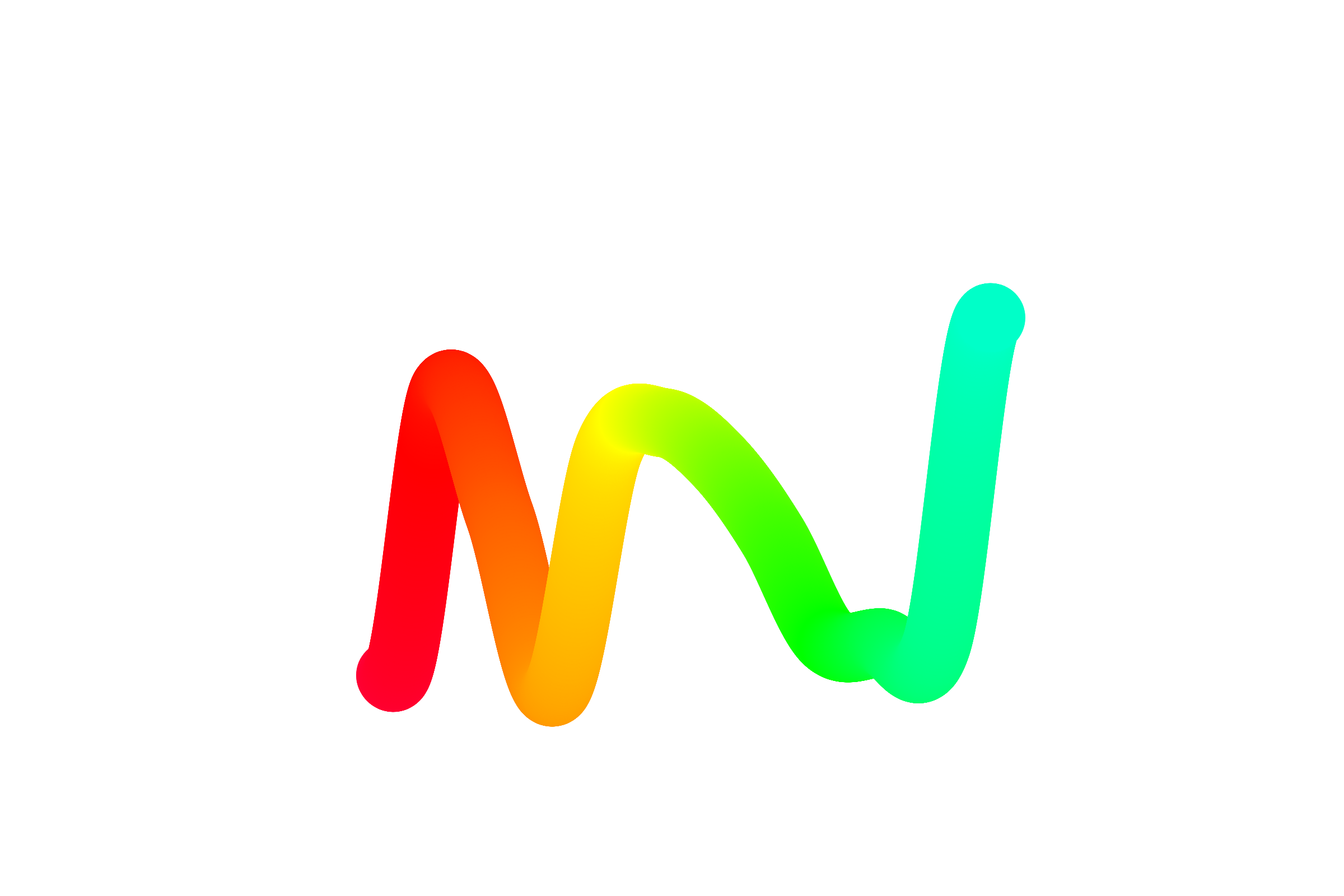 Art Blocks - Art Blocks v1 - Chromie Squiggle #129 - NFT # 129