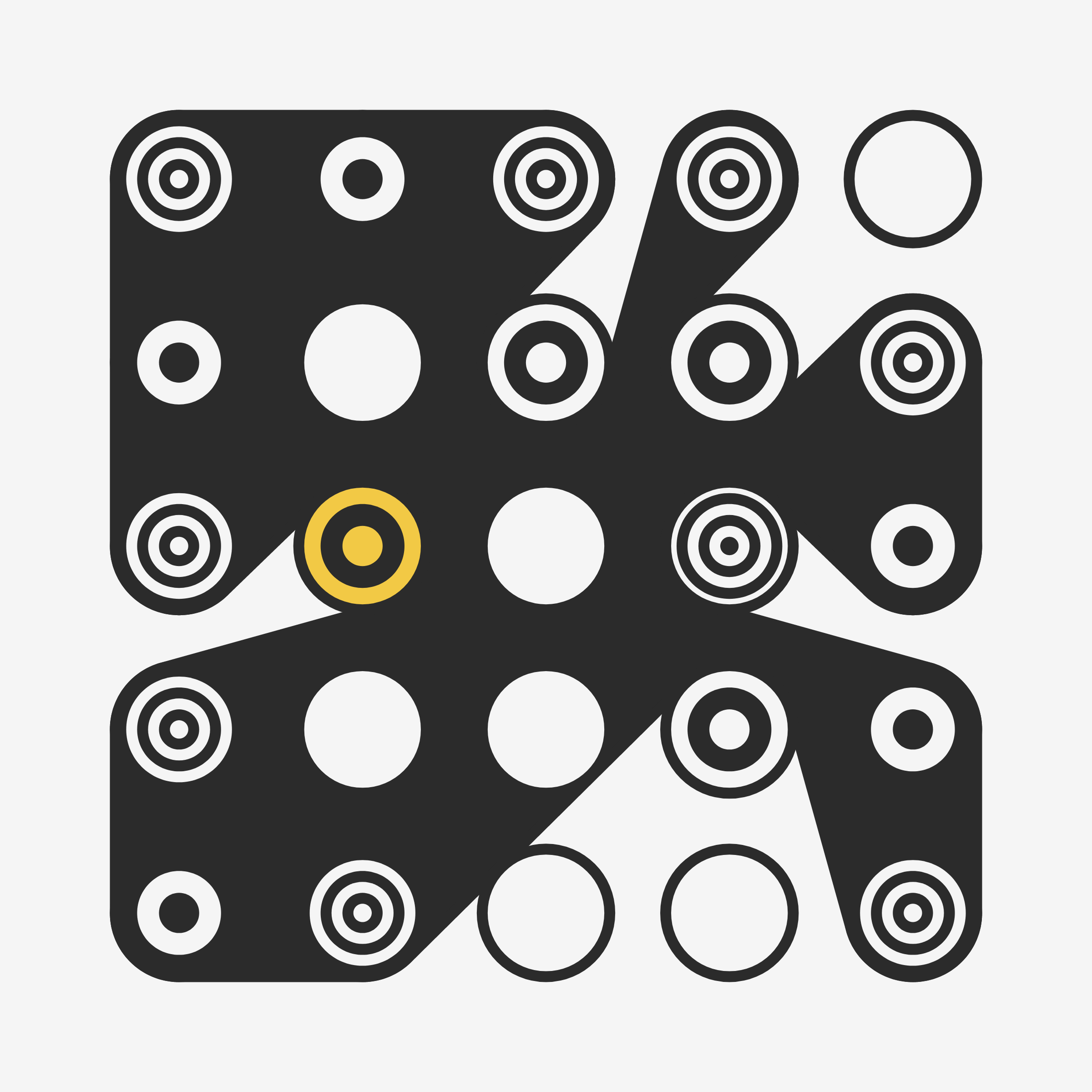 Art Blocks - Art Blocks v2 - Ringers #17 - NFT # 13000017