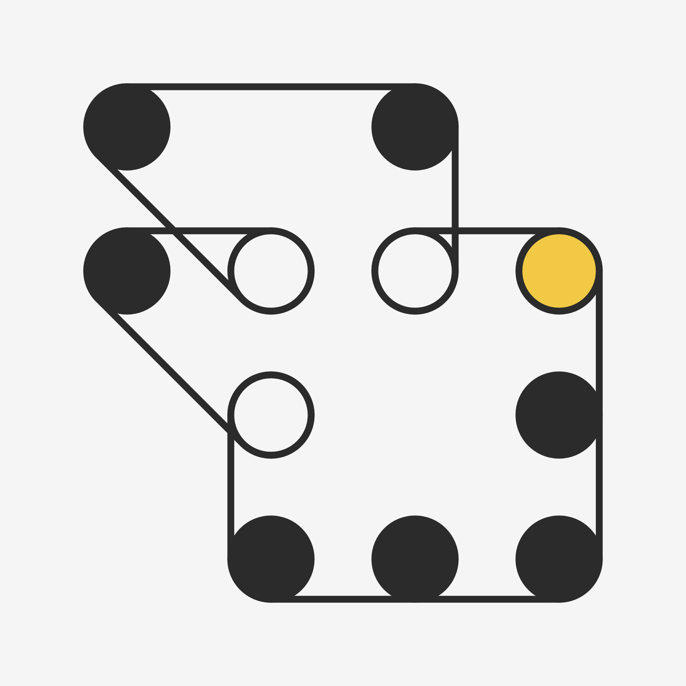 Art Blocks - Art Blocks v2 - Ringers #18 - NFT # 13000018