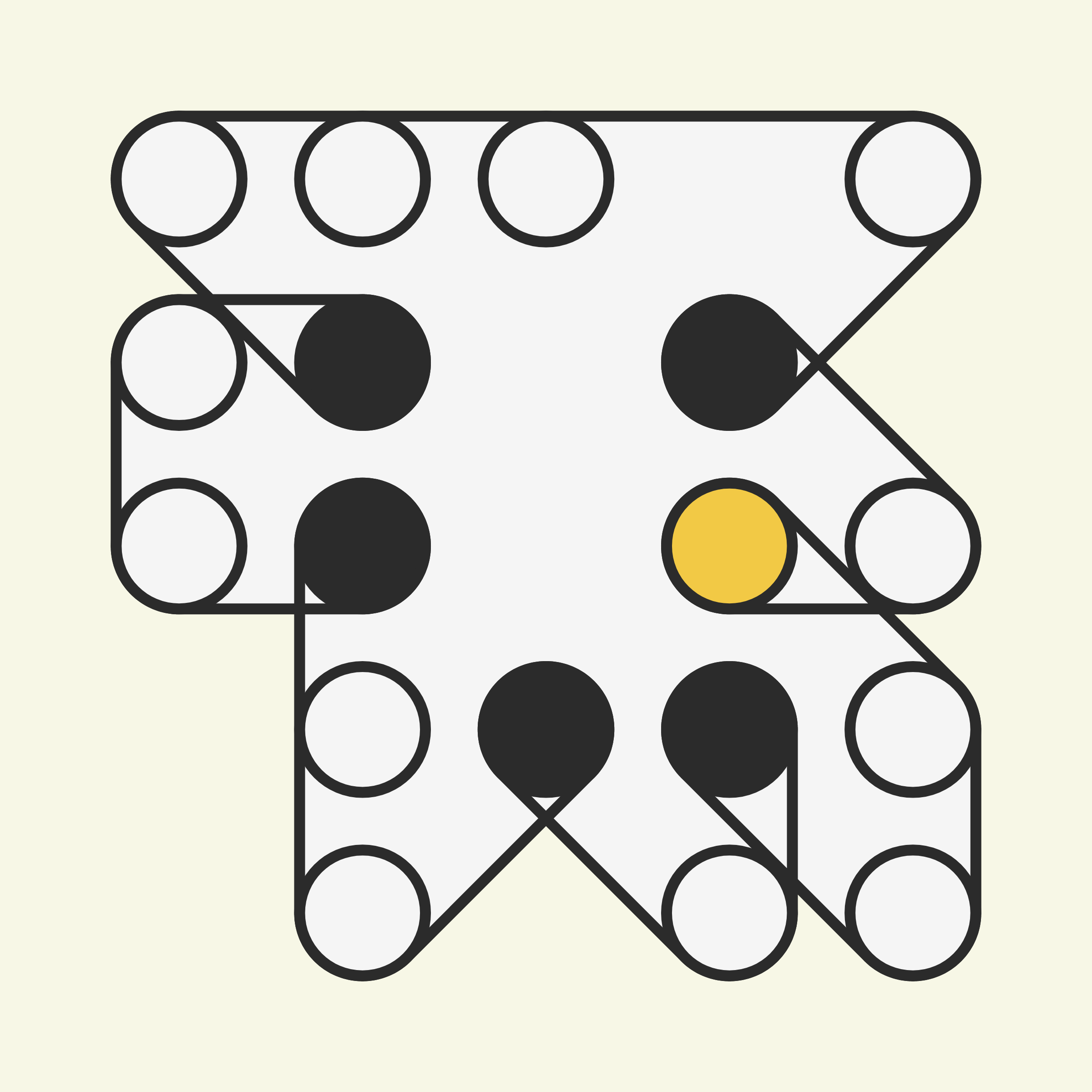 Art Blocks - Art Blocks v2 - Ringers #27 - NFT # 13000027