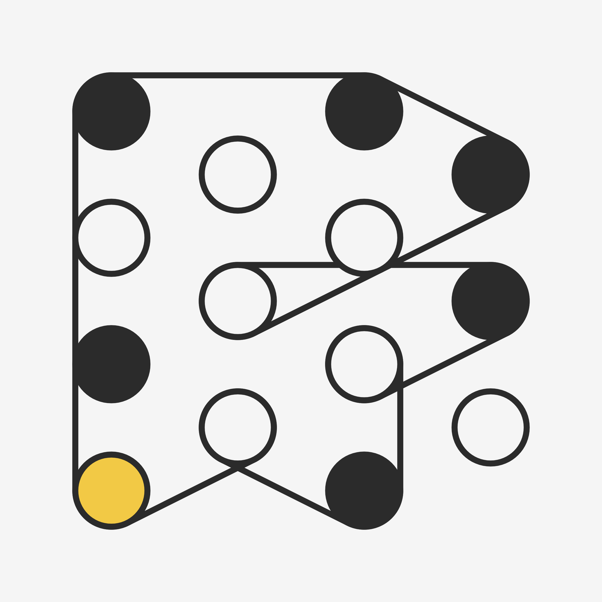 Art Blocks - Art Blocks v2 - Ringers #43 - NFT # 13000043