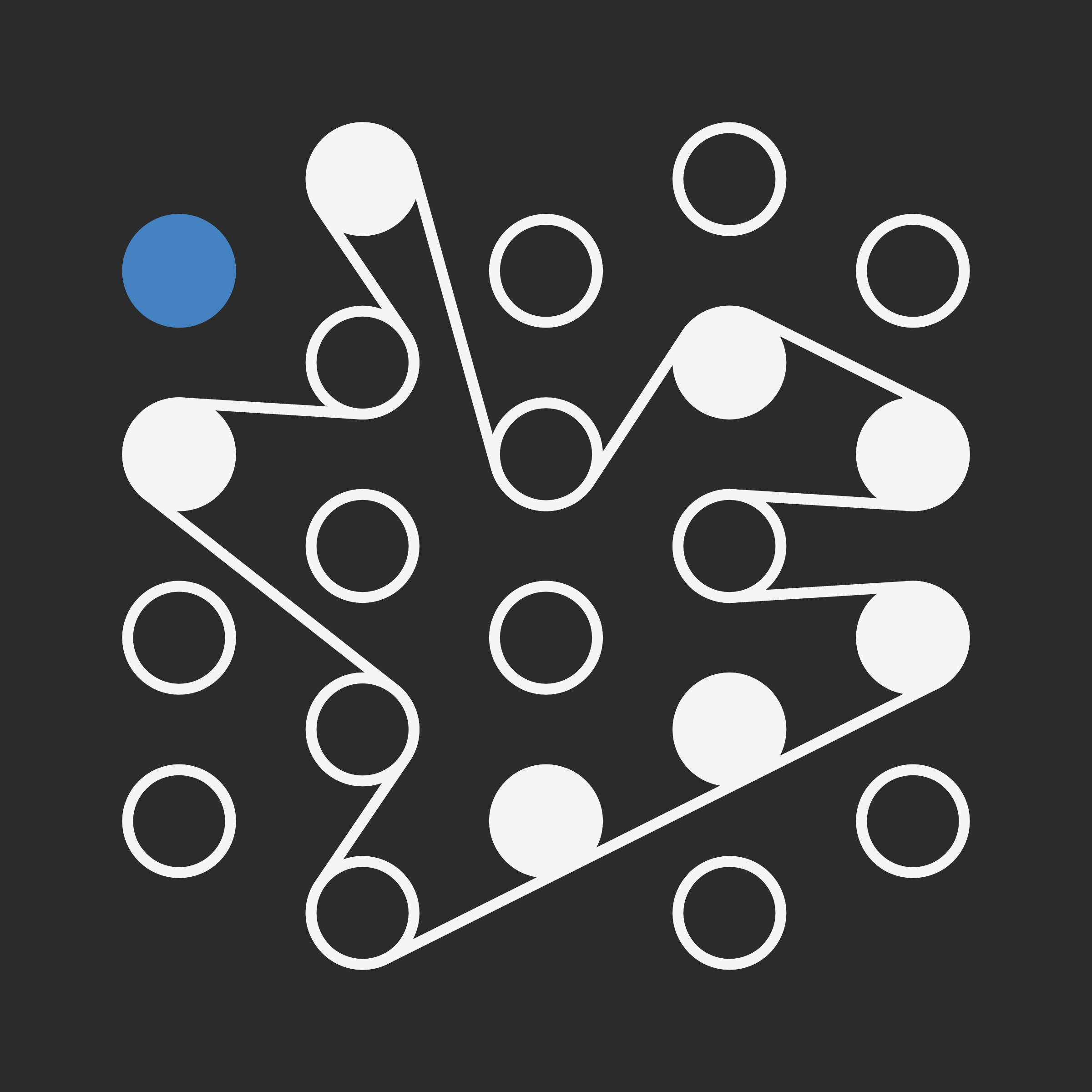 Art Blocks - Art Blocks v2 - Ringers #50 - NFT # 13000050