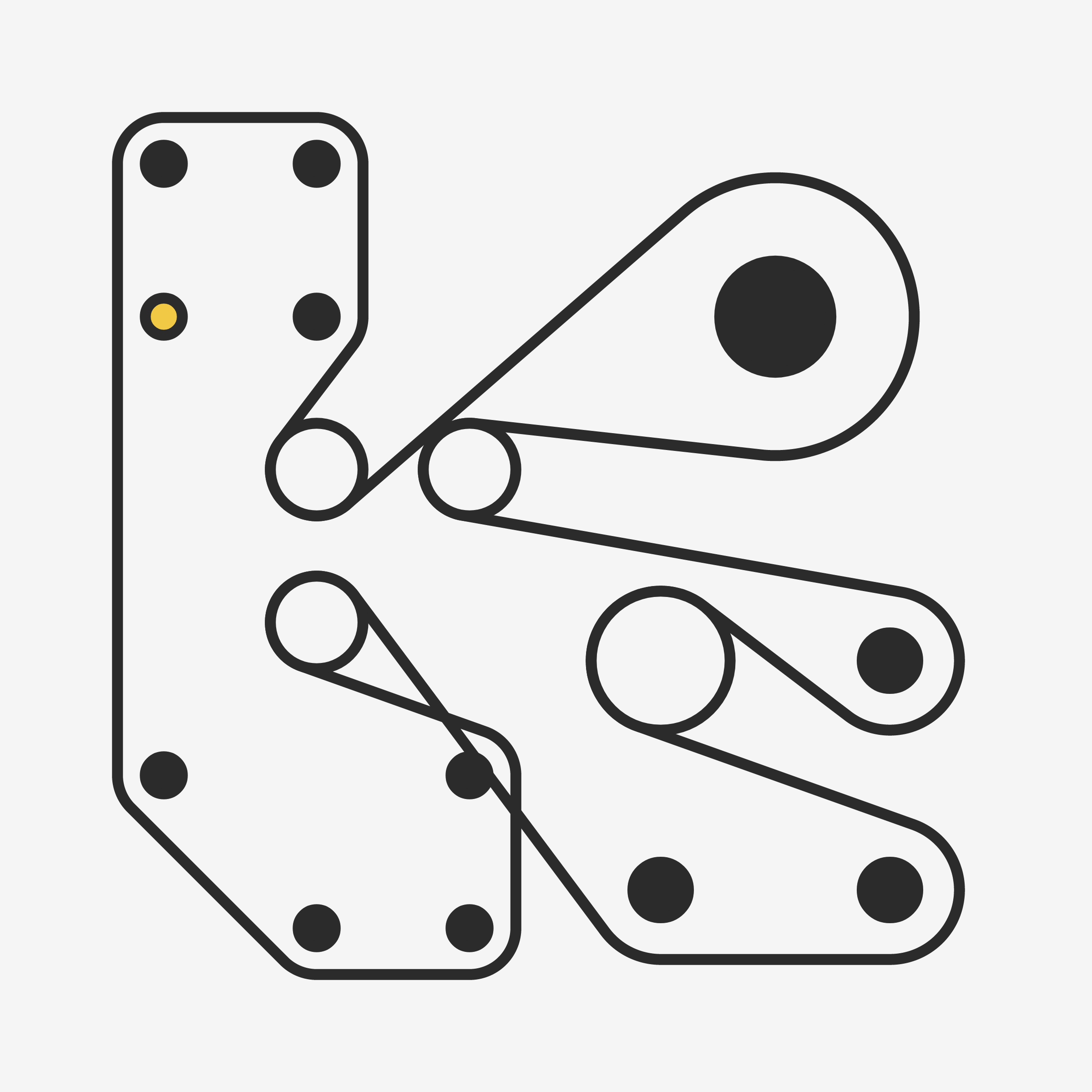 Art Blocks - Art Blocks v2 - Ringers #60 - NFT # 13000060