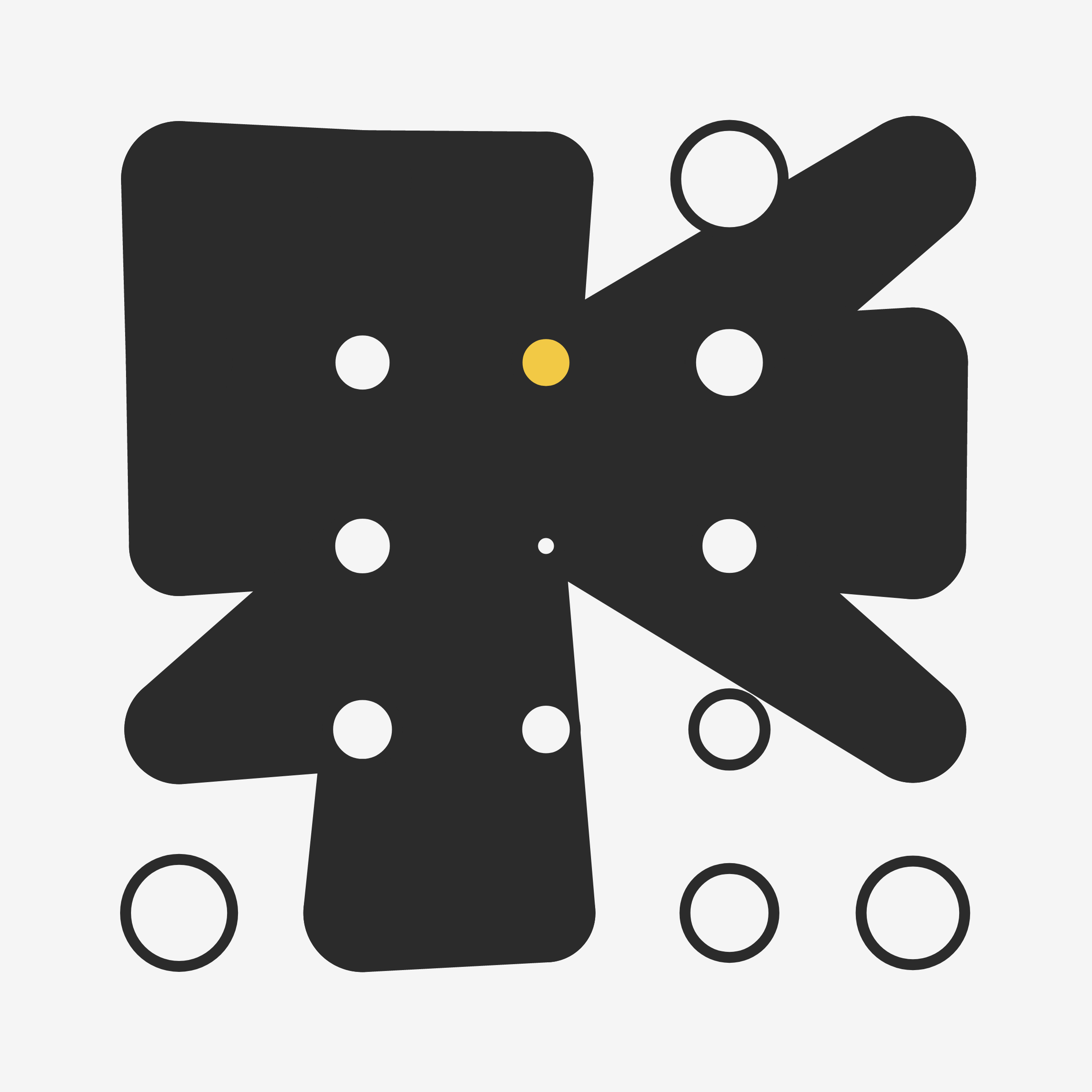 Art Blocks - Art Blocks v2 - Ringers #76 - NFT # 13000076