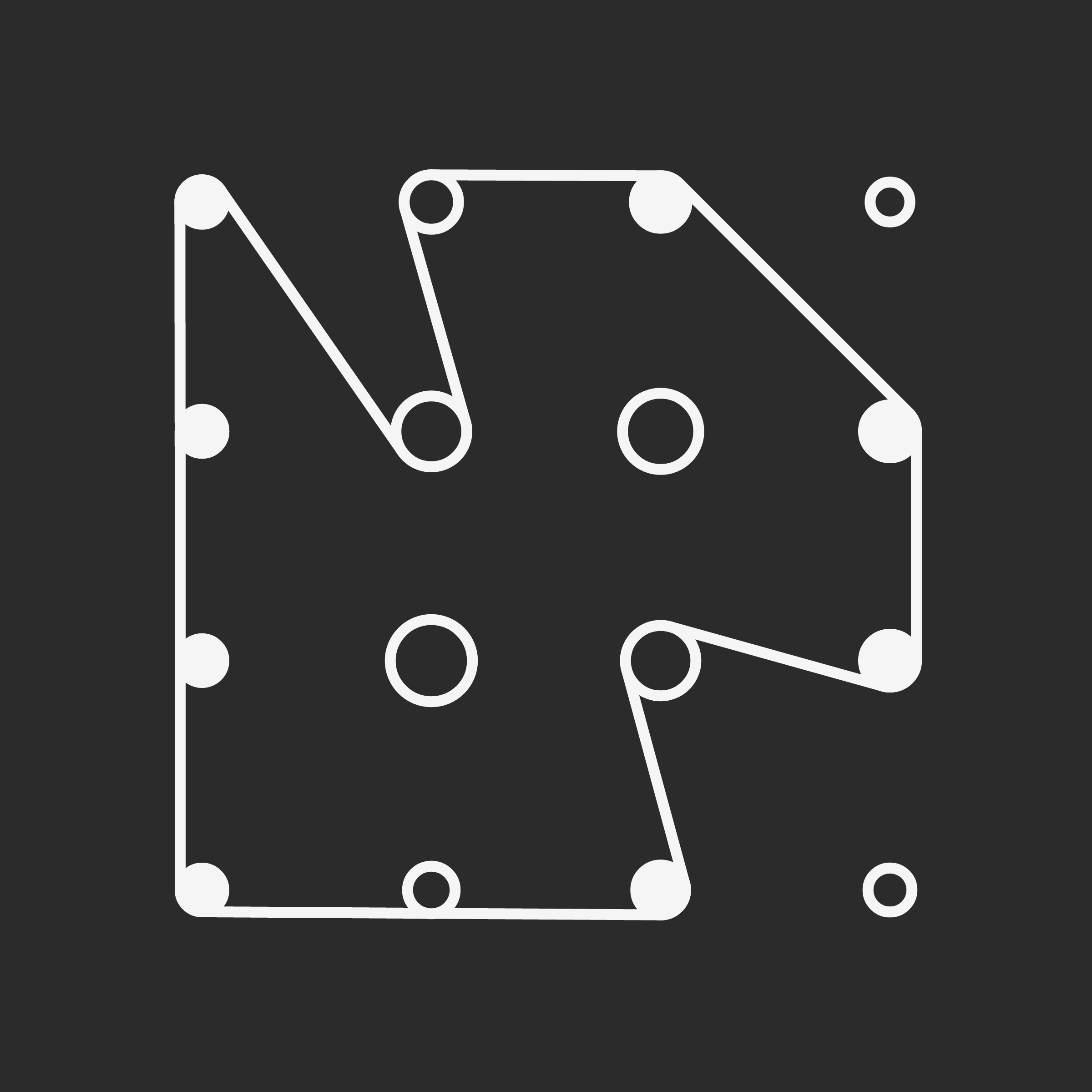 Art Blocks - Art Blocks v2 - Ringers #80 - NFT # 13000080