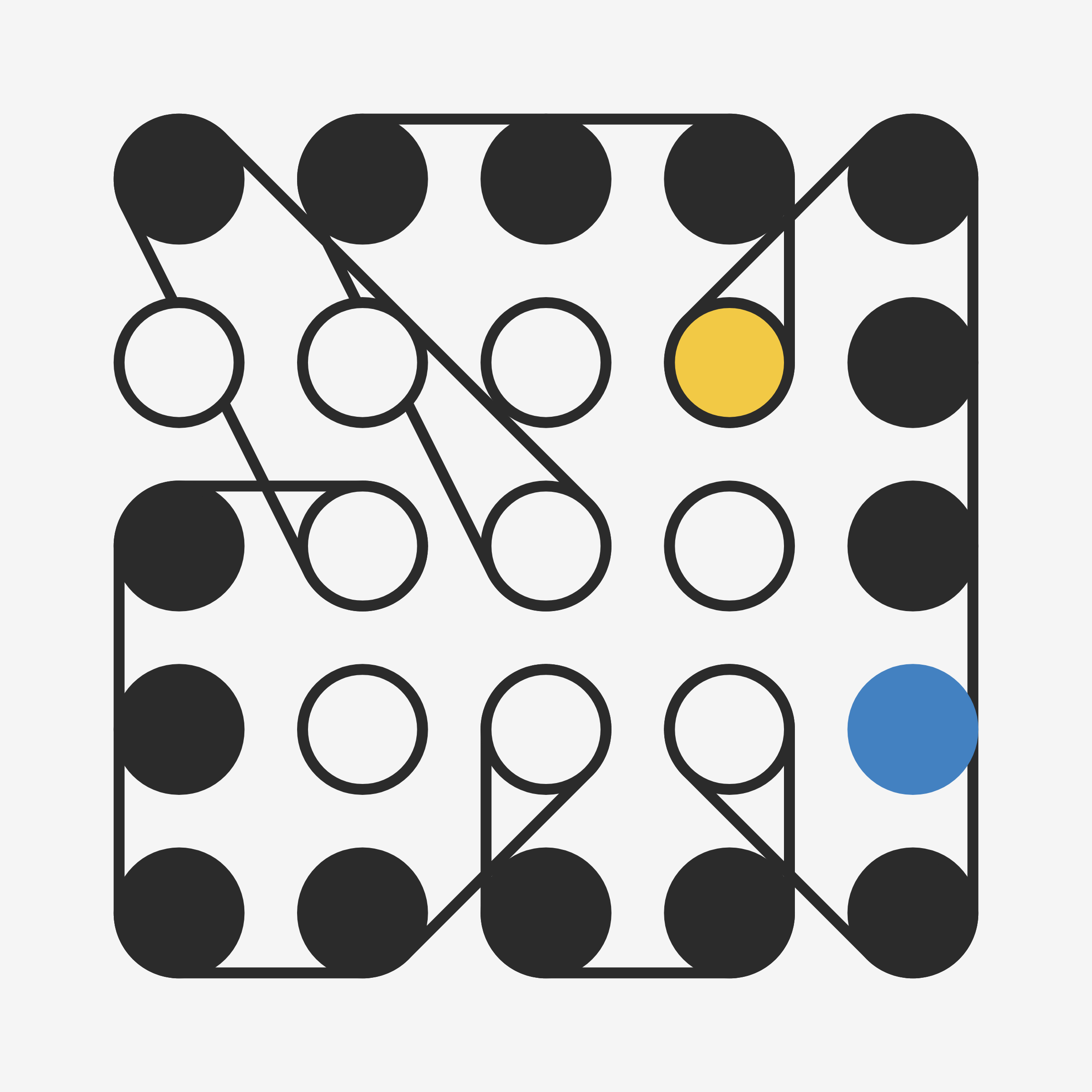 Art Blocks - Art Blocks v2 - Ringers #83 - NFT # 13000083