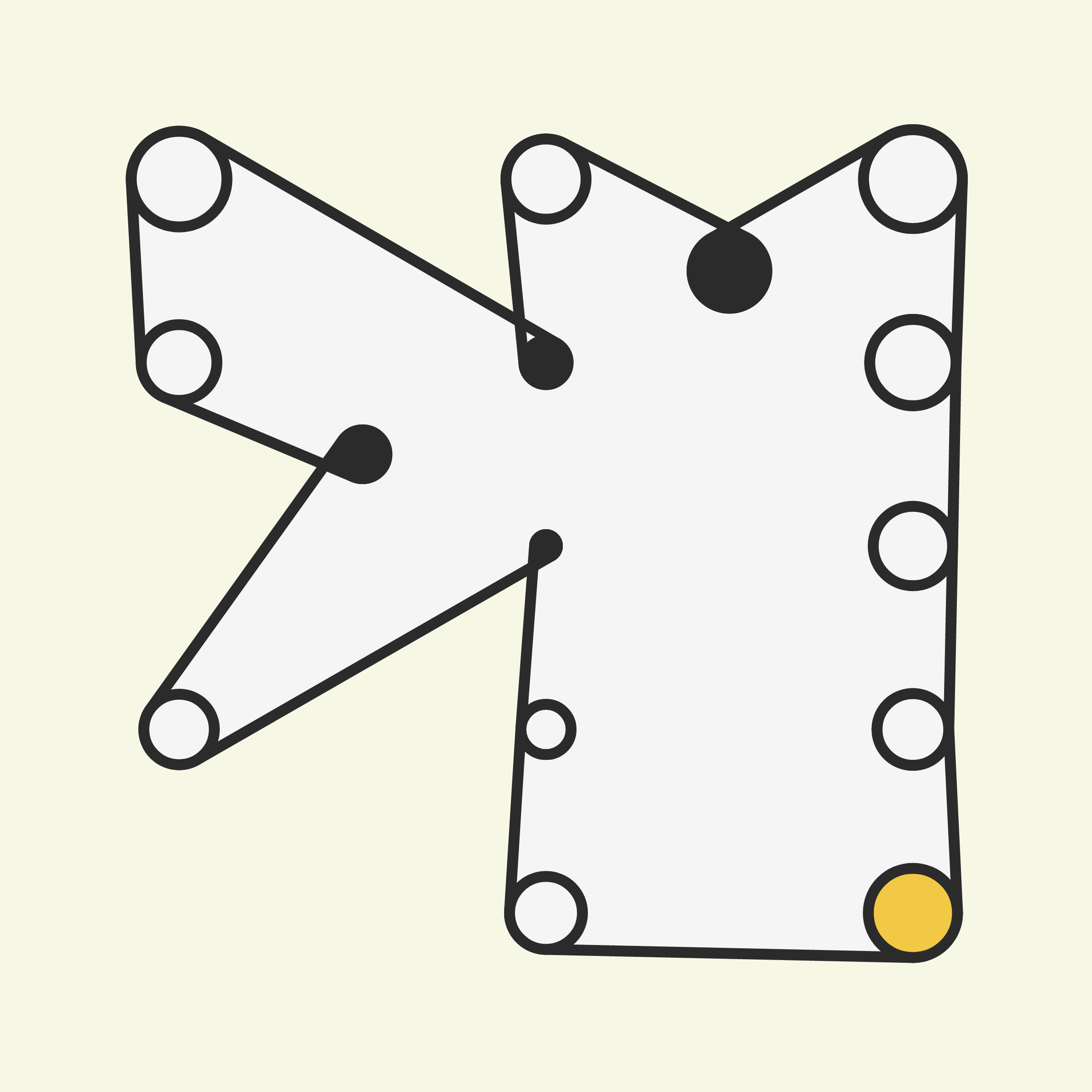 Art Blocks - Art Blocks v2 - Ringers #90 - NFT # 13000090