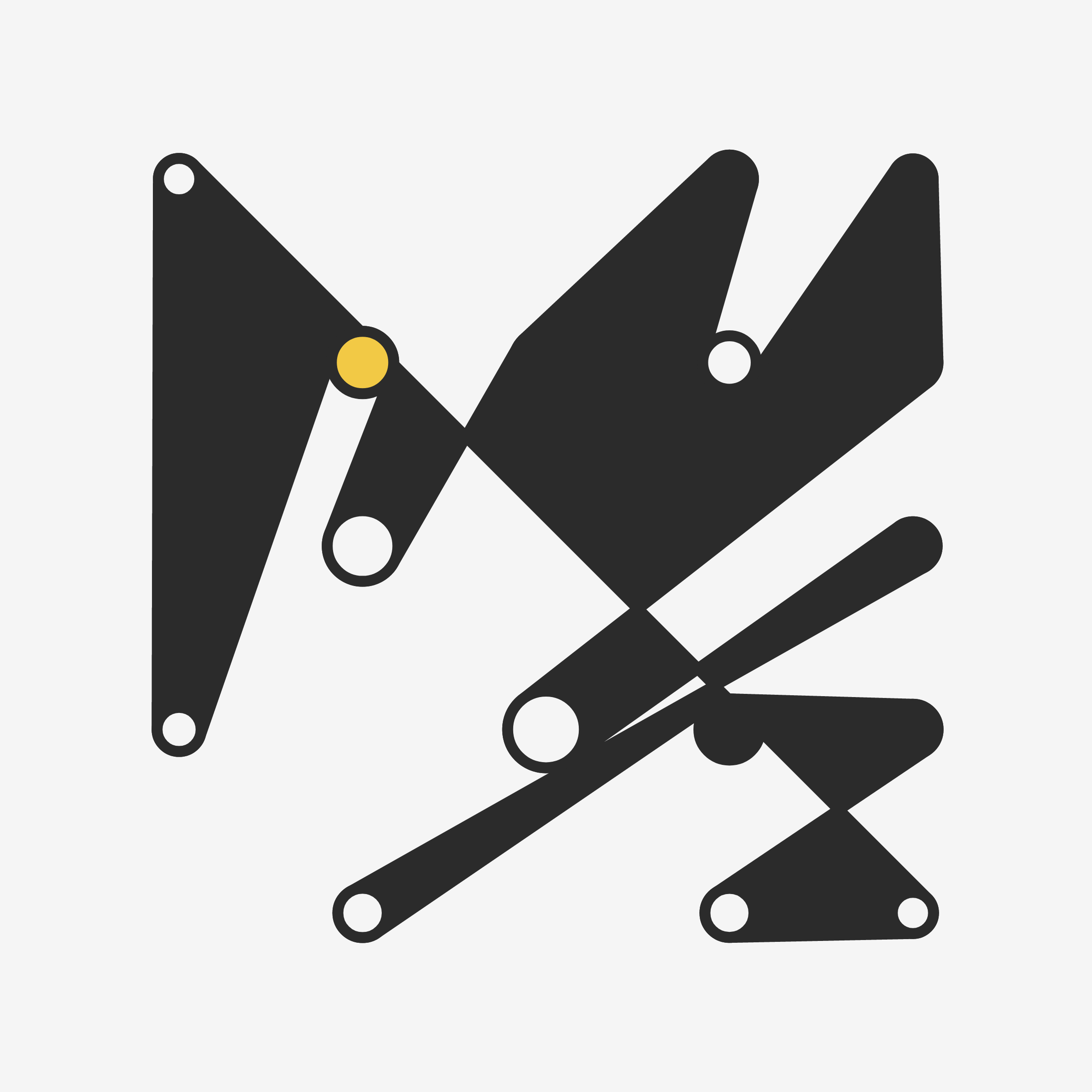 Art Blocks - Art Blocks v2 - Ringers #96 - NFT # 13000096