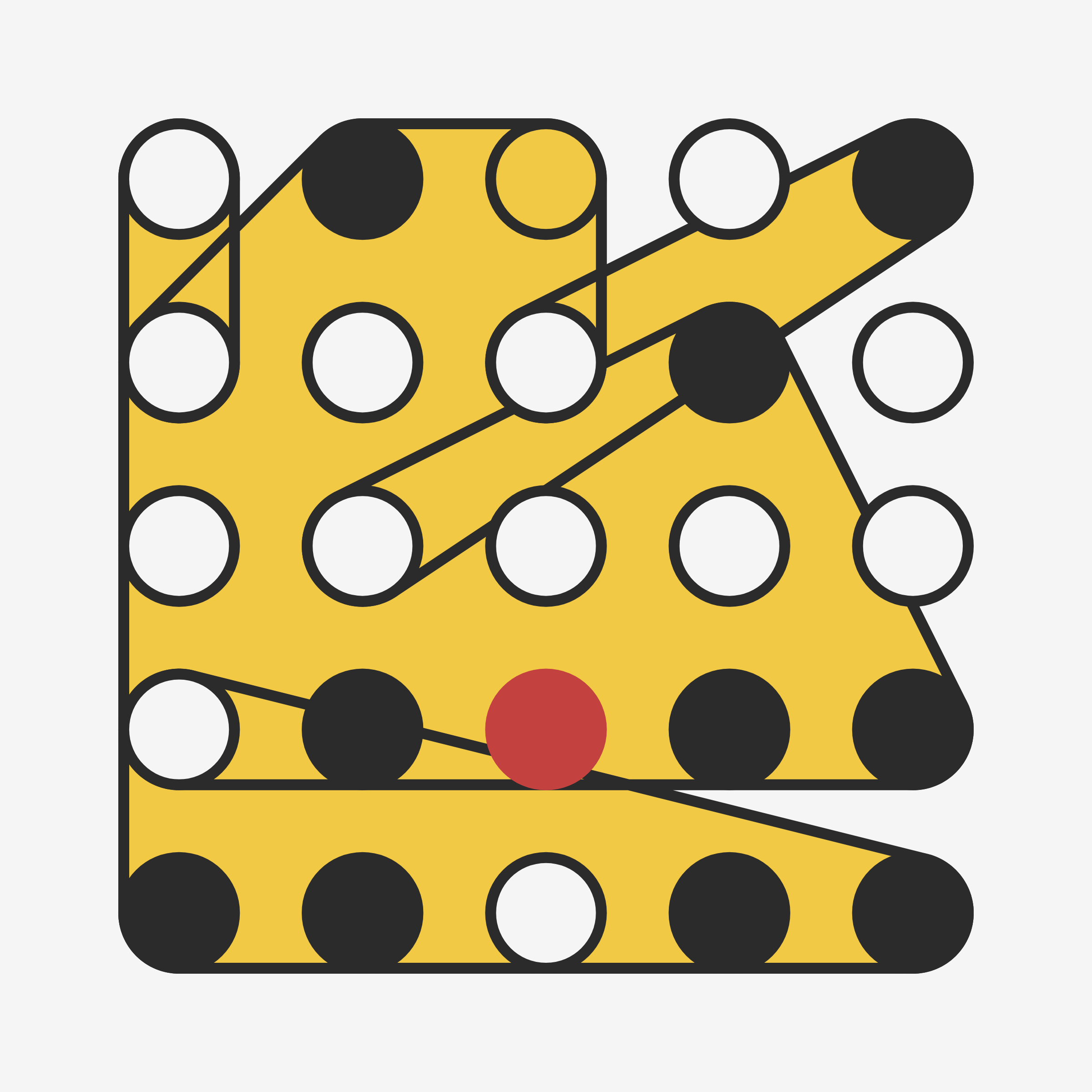 Art Blocks - Art Blocks v2 - Ringers #98 - NFT # 13000098