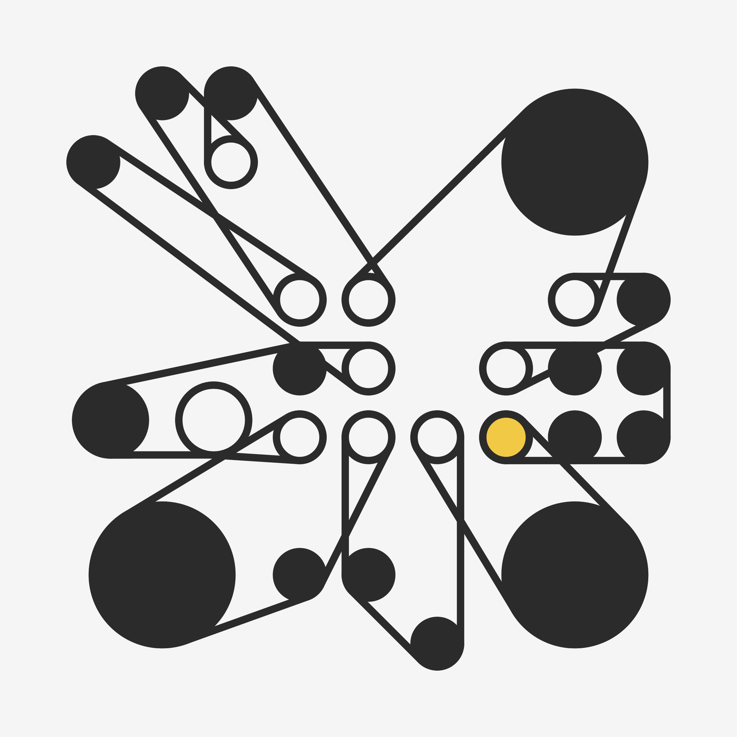 Art Blocks - Art Blocks v2 - Ringers #100 - NFT # 13000100