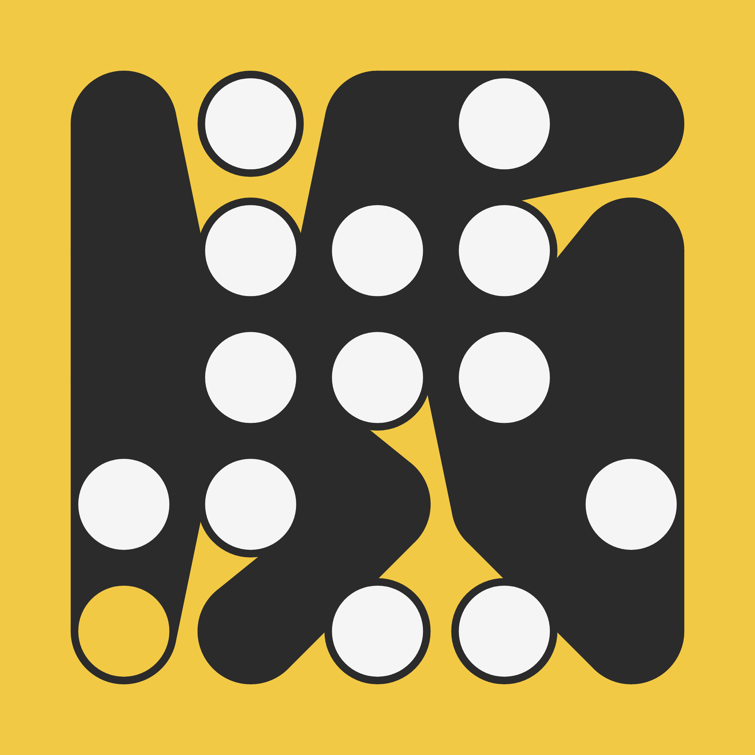 Art Blocks - Art Blocks v2 - Ringers #104 - NFT # 13000104