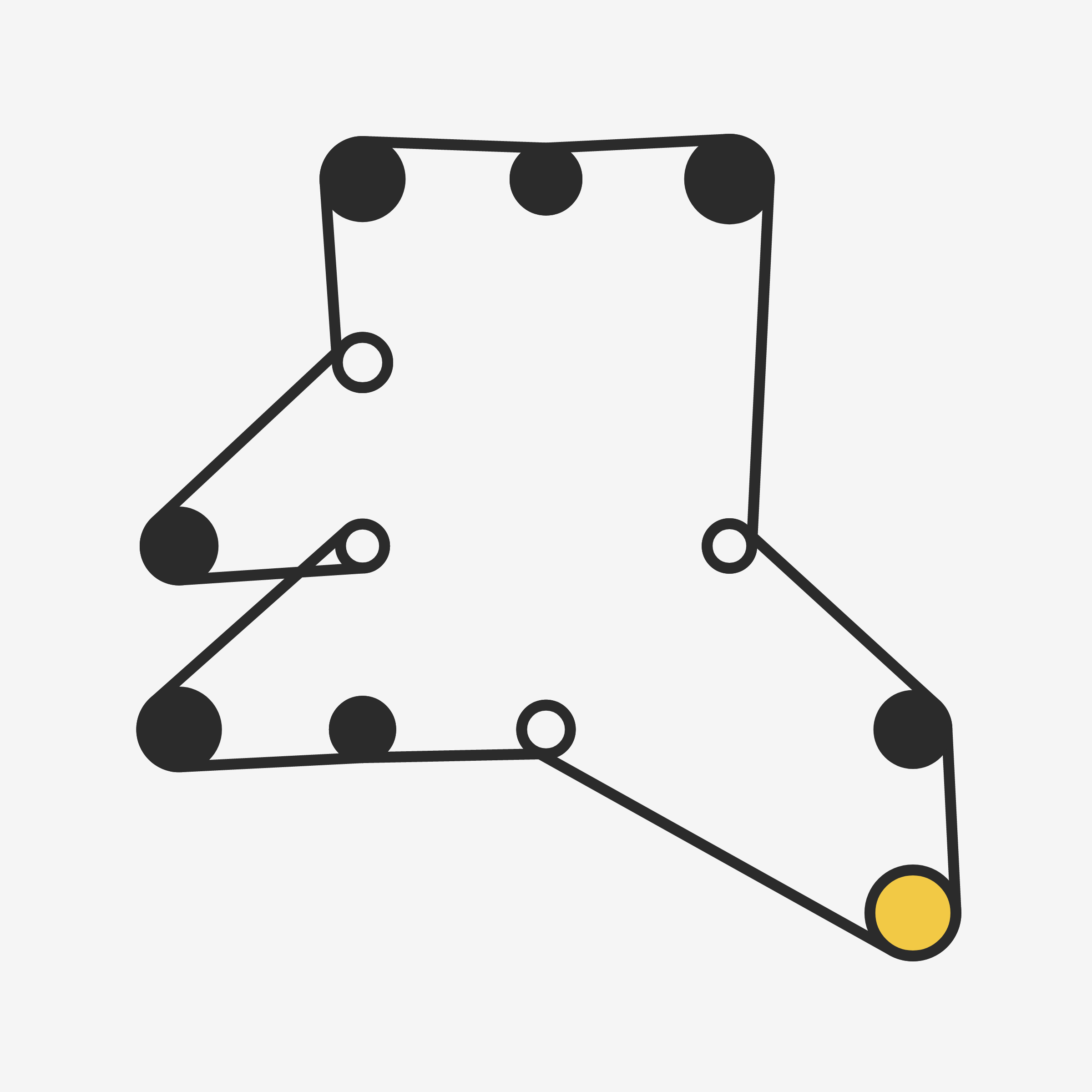 Art Blocks - Art Blocks v2 - Ringers #113 - NFT # 13000113