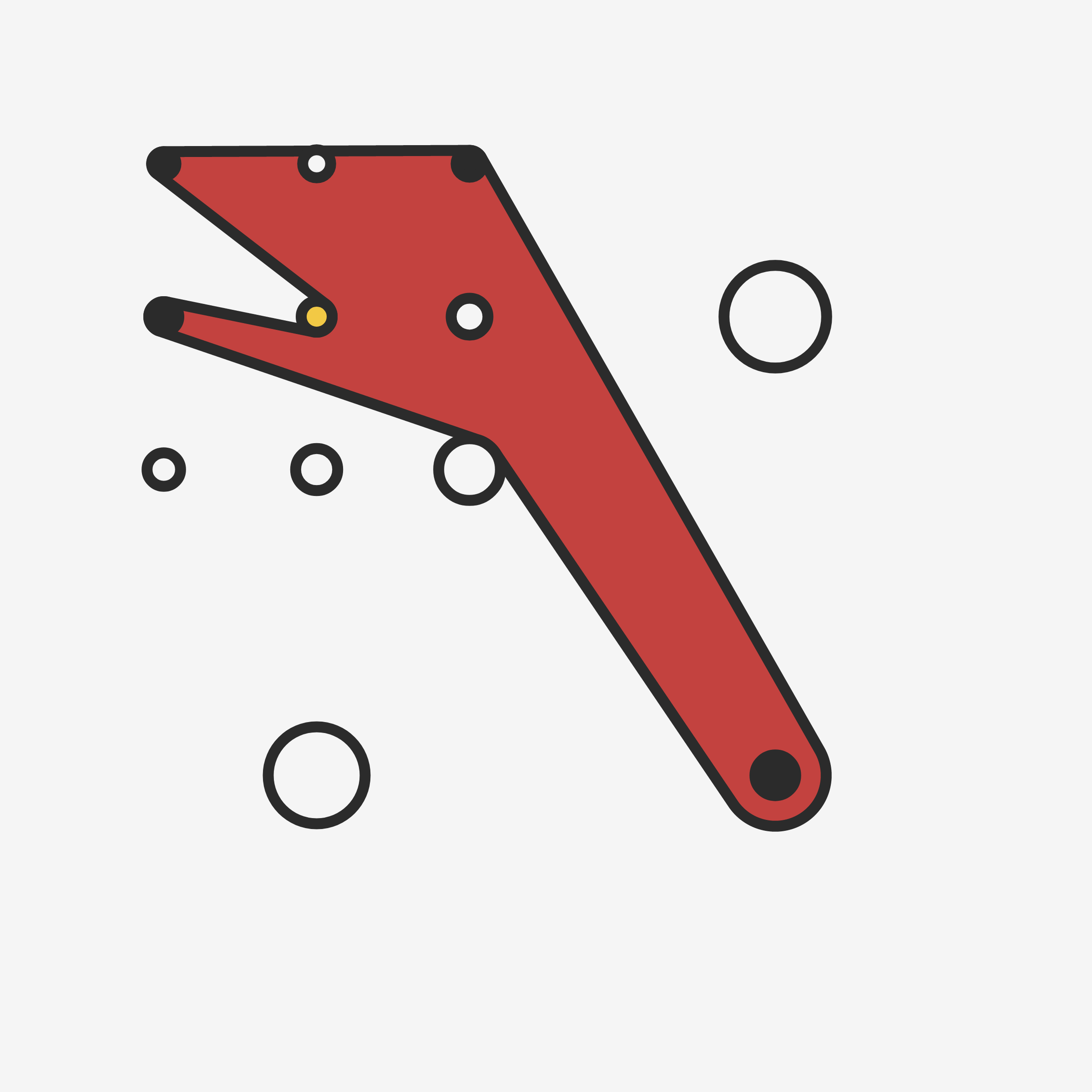 Art Blocks - Art Blocks v2 - Ringers #132 - NFT # 13000132