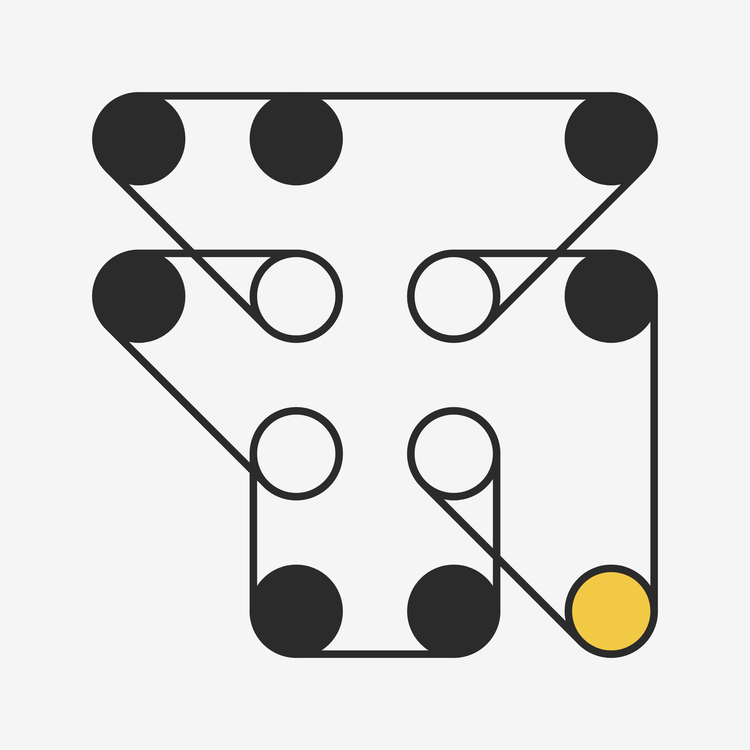 Art Blocks - Art Blocks v2 - Ringers #139 - NFT # 13000139