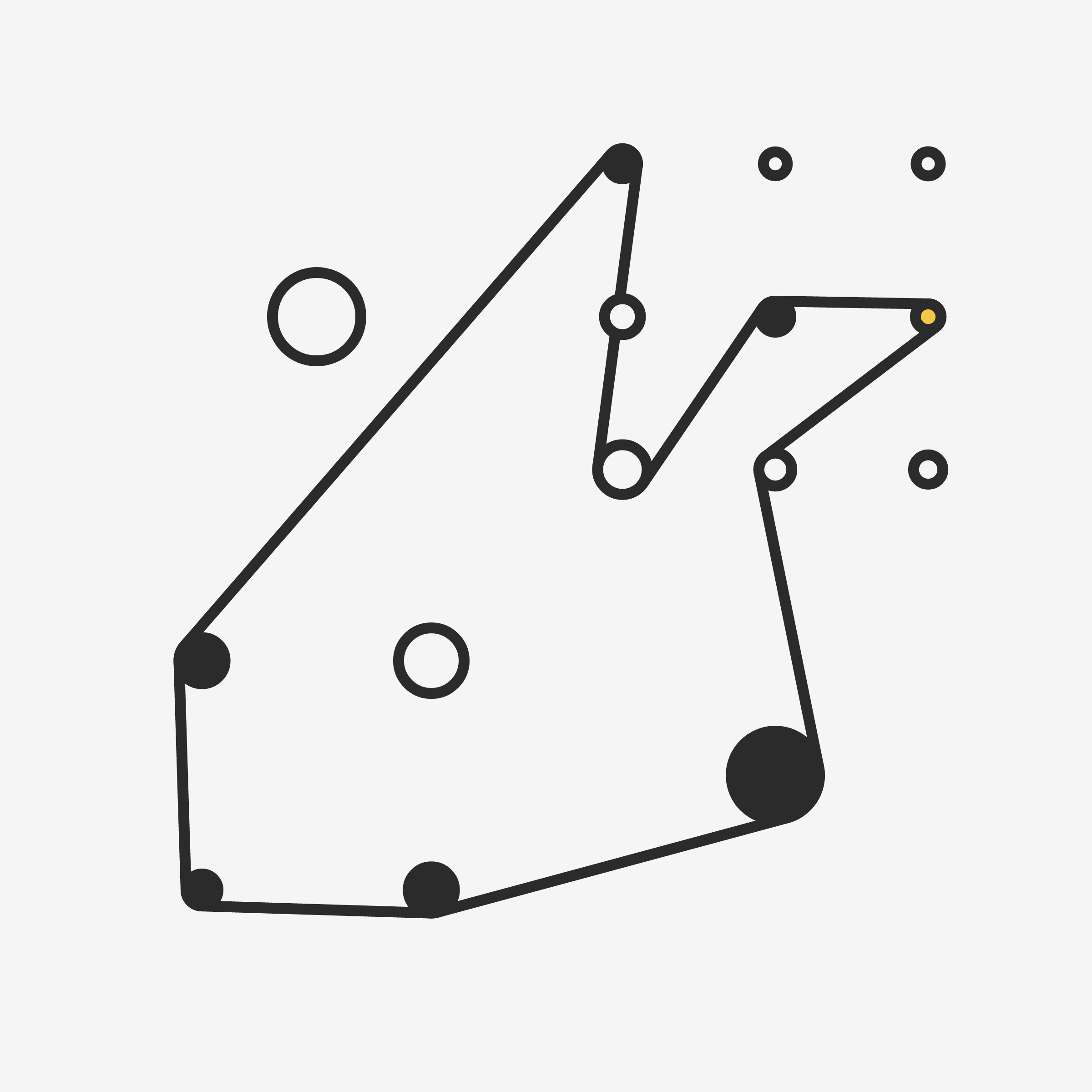 Art Blocks - Art Blocks v2 - Ringers #141 - NFT # 13000141