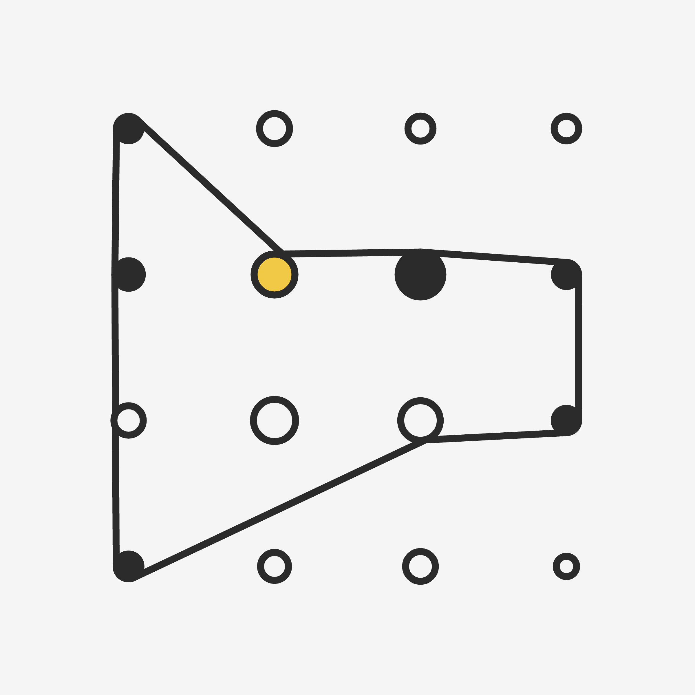 Art Blocks - Art Blocks v2 - Ringers #145 - NFT # 13000145