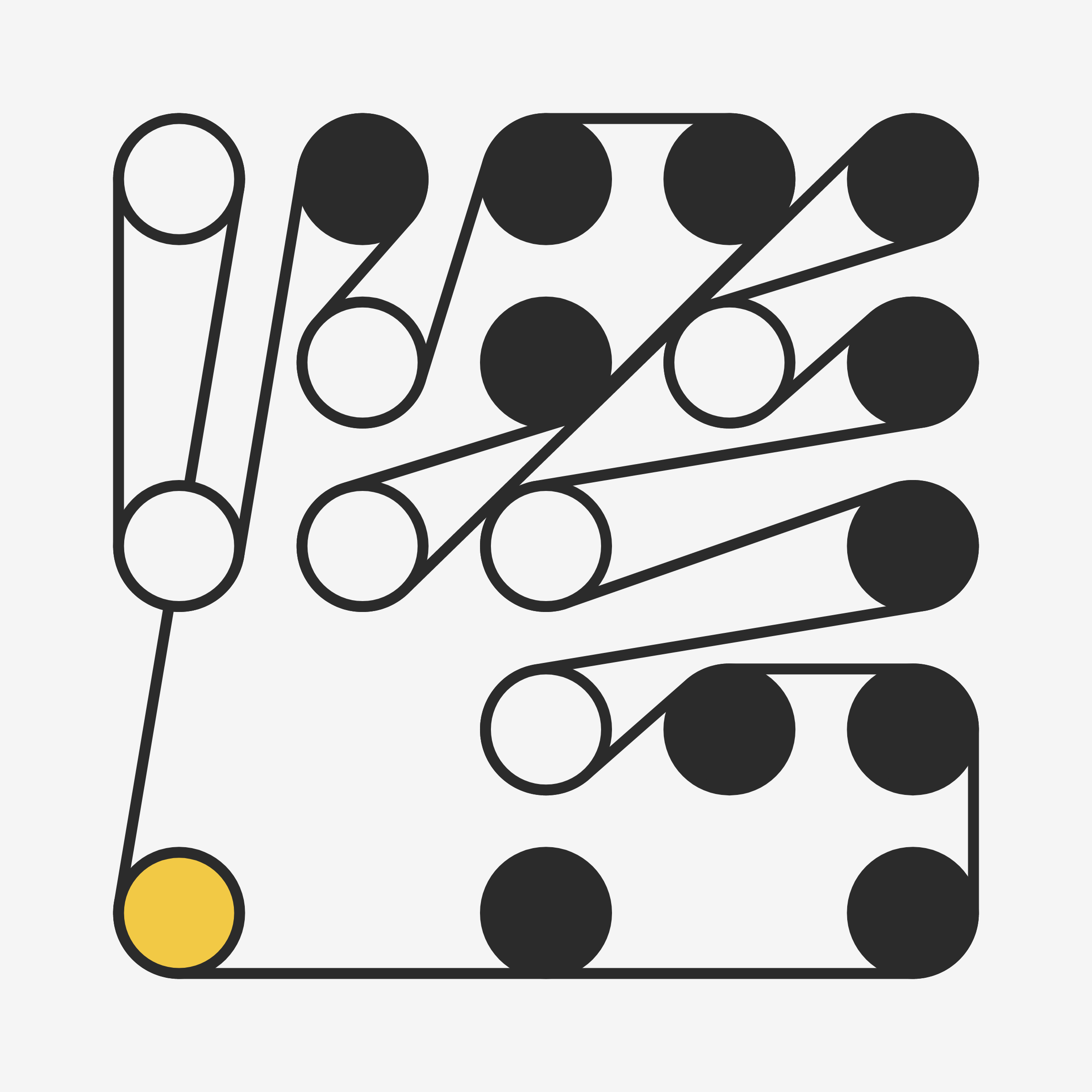 Art Blocks - Art Blocks v2 - Ringers #147 - NFT # 13000147