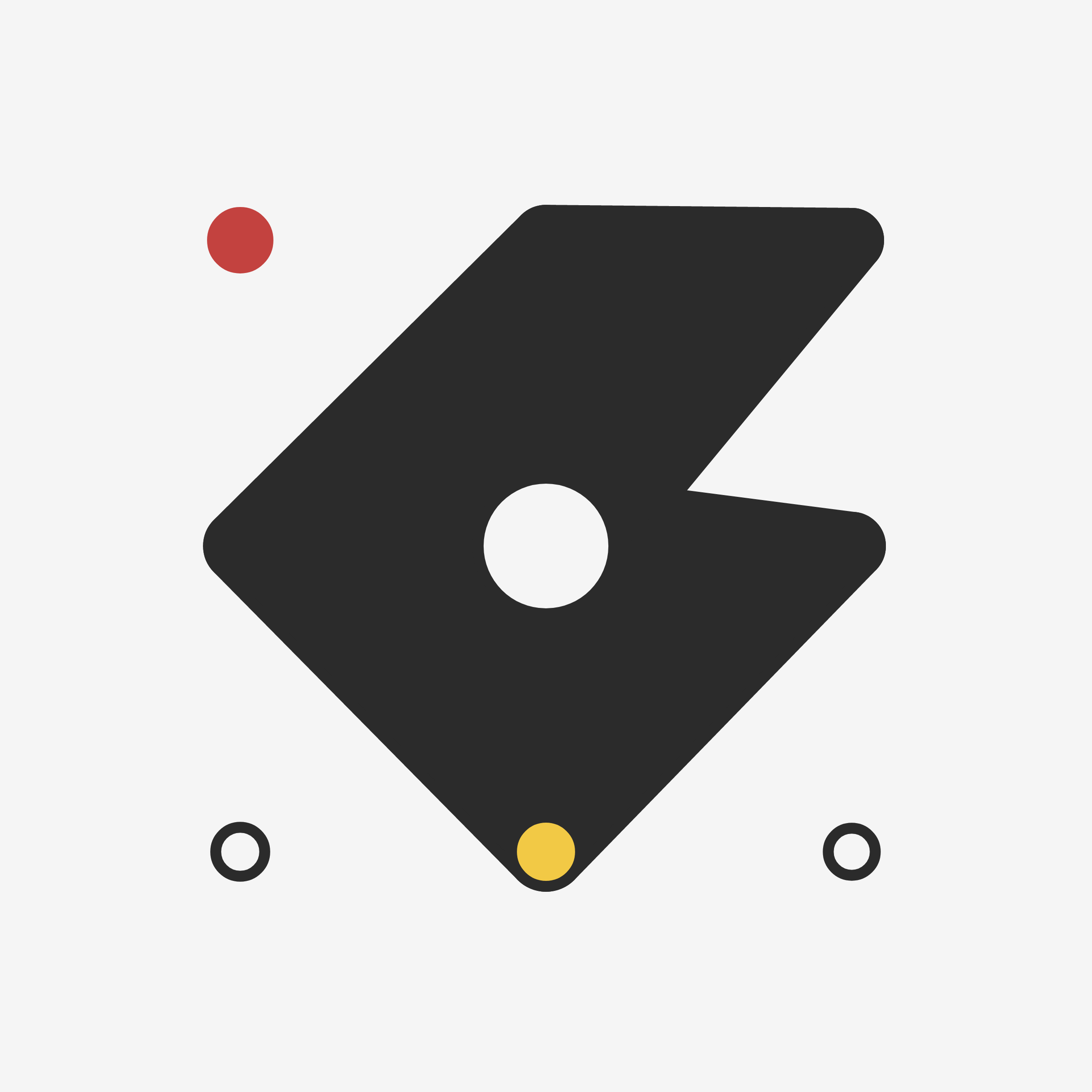 Art Blocks - Art Blocks v2 - Ringers #153 - NFT # 13000153